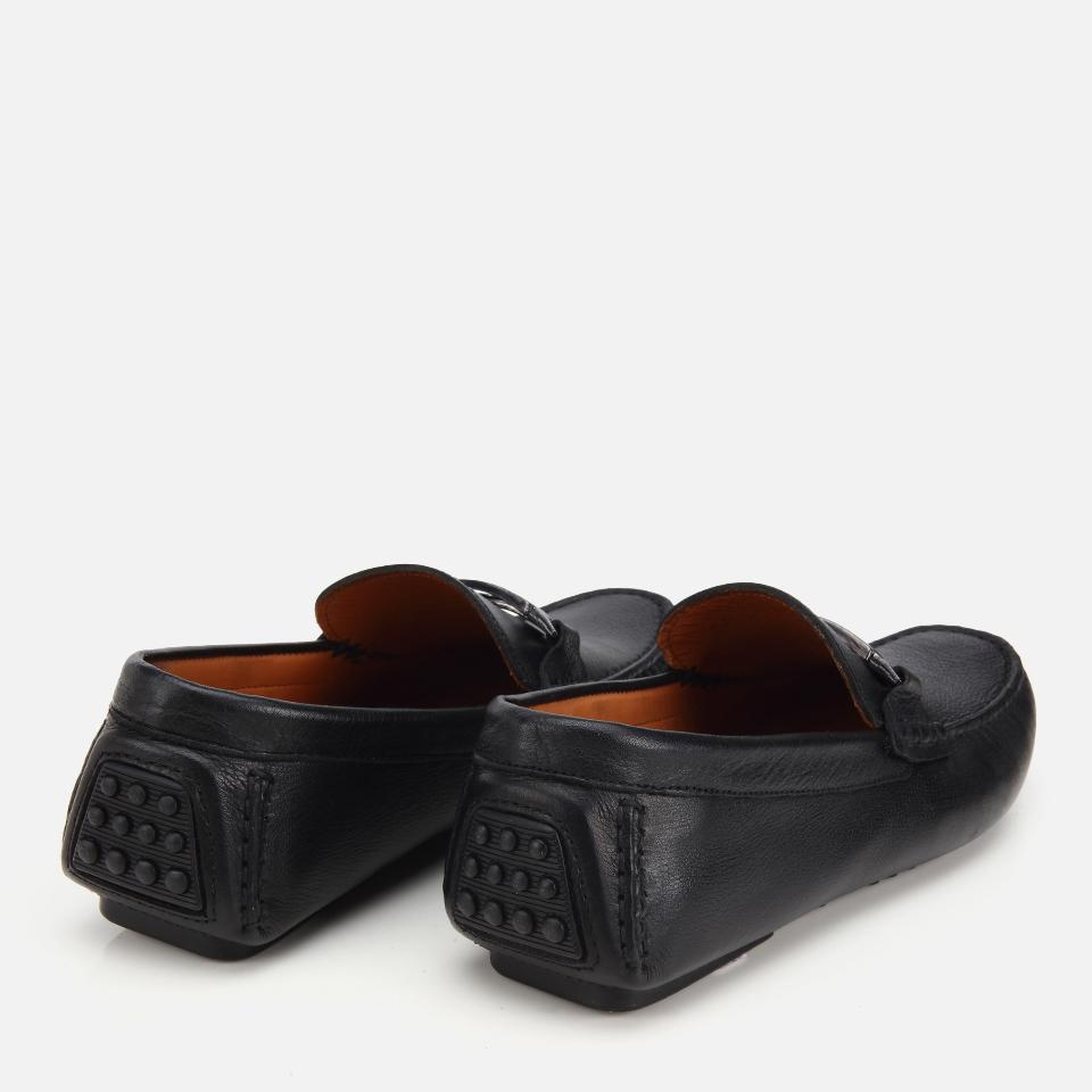 Erkek Deri Siyah Toka Detaylı Günlük Loafer
