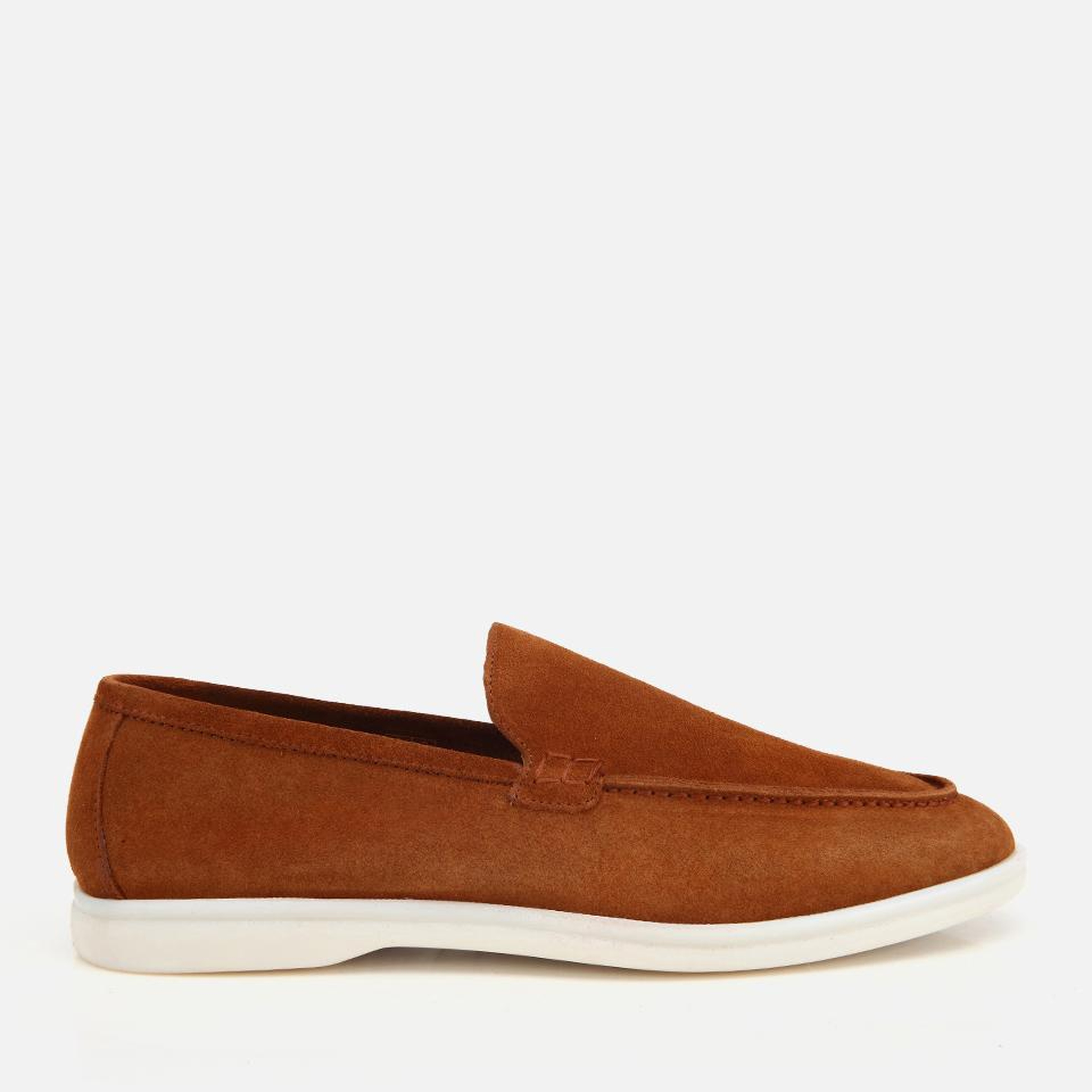 Erkek Süet Taba Hafif Tabanlı Günlük Loafer