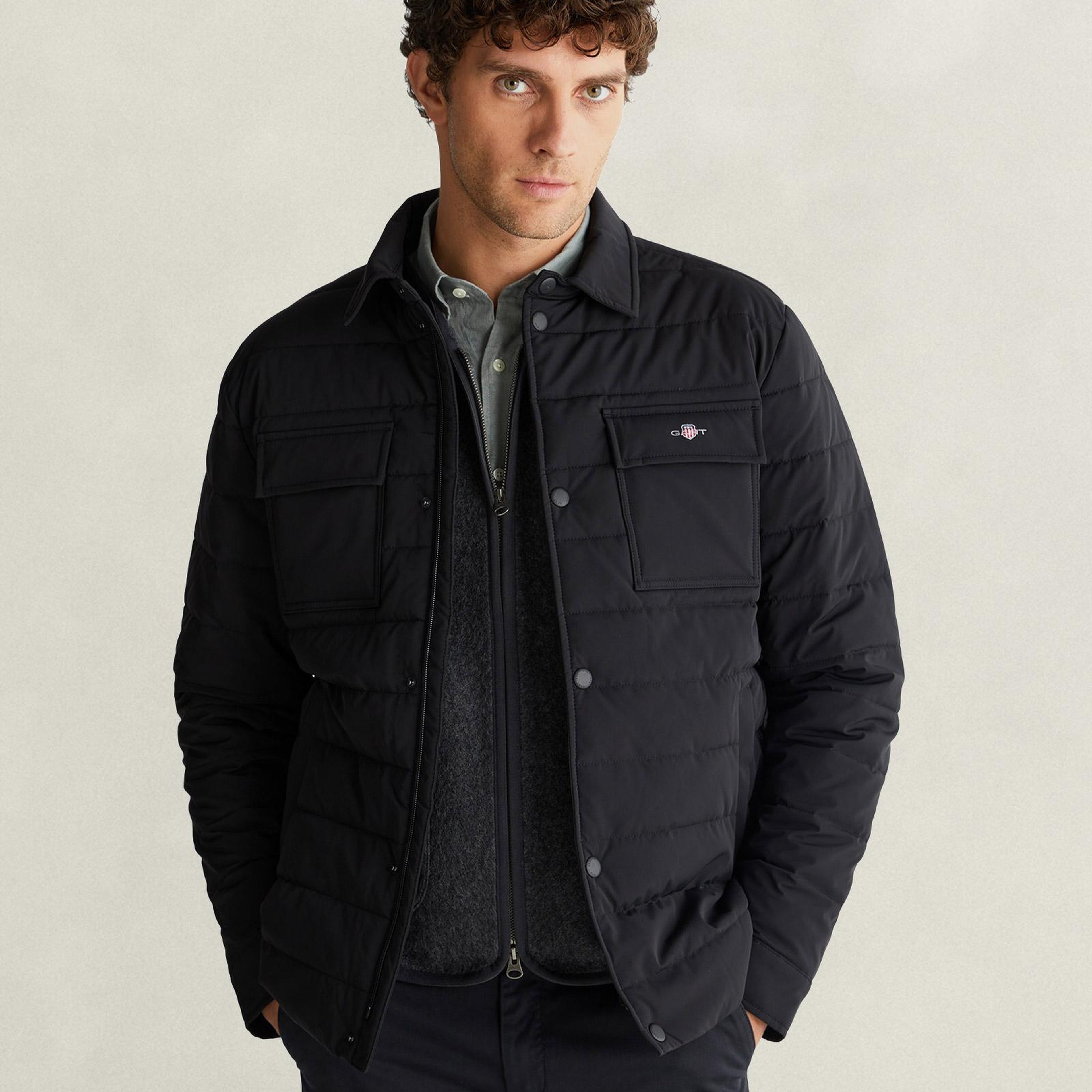 GANT Erkek Siyah Standard Fit Ceket
