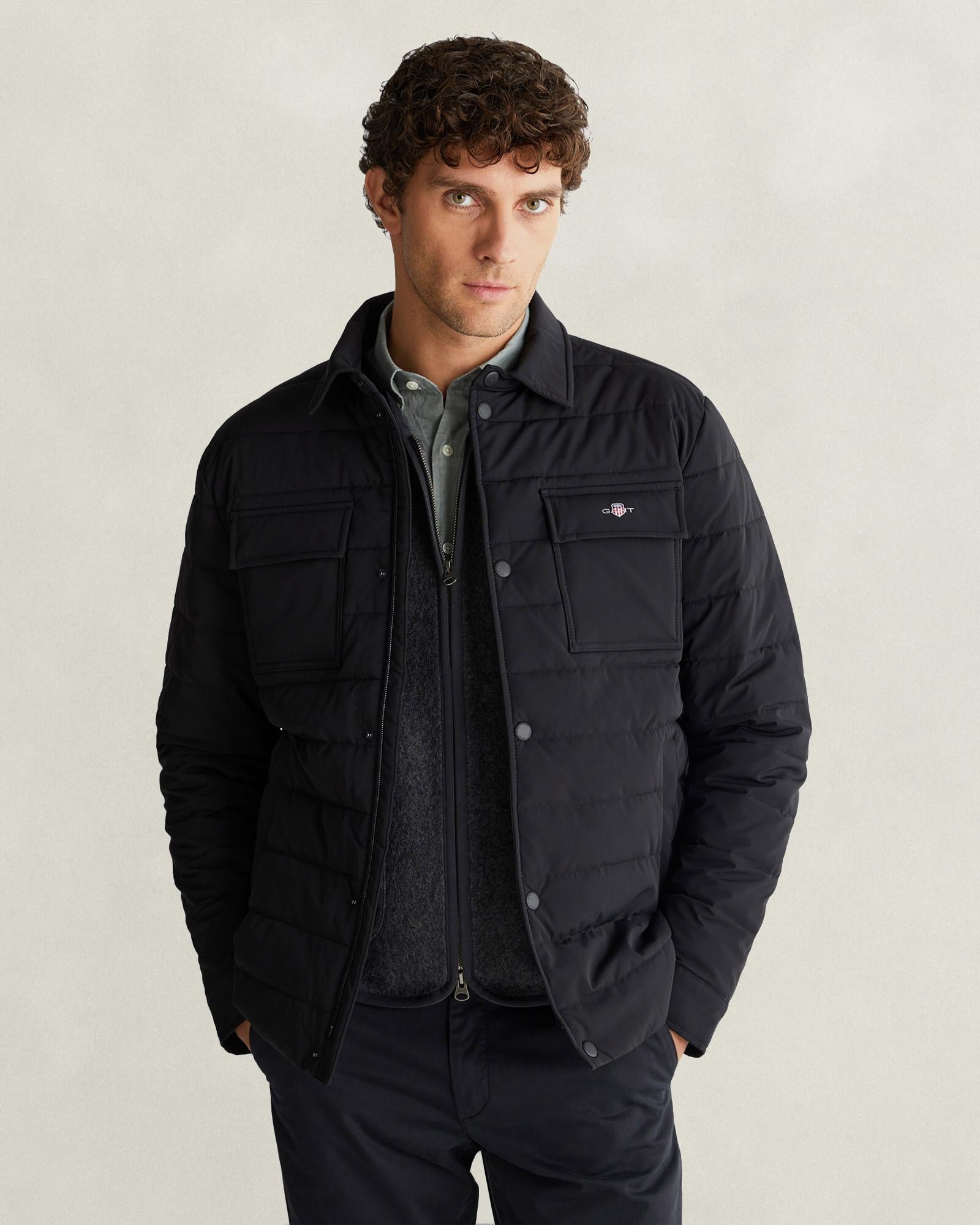 GANT Erkek Siyah Standard Fit Ceket