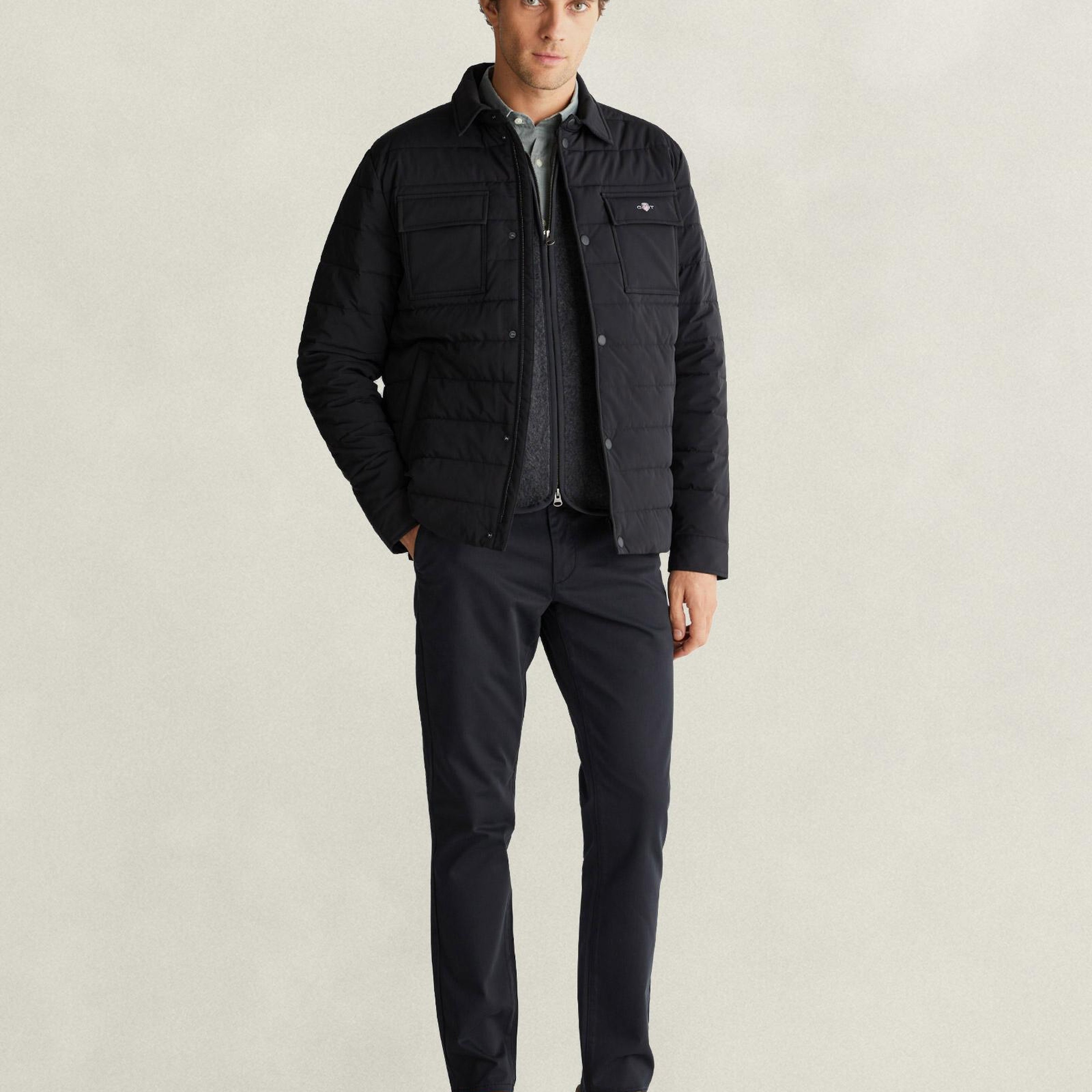 GANT Erkek Siyah Standard Fit Ceket