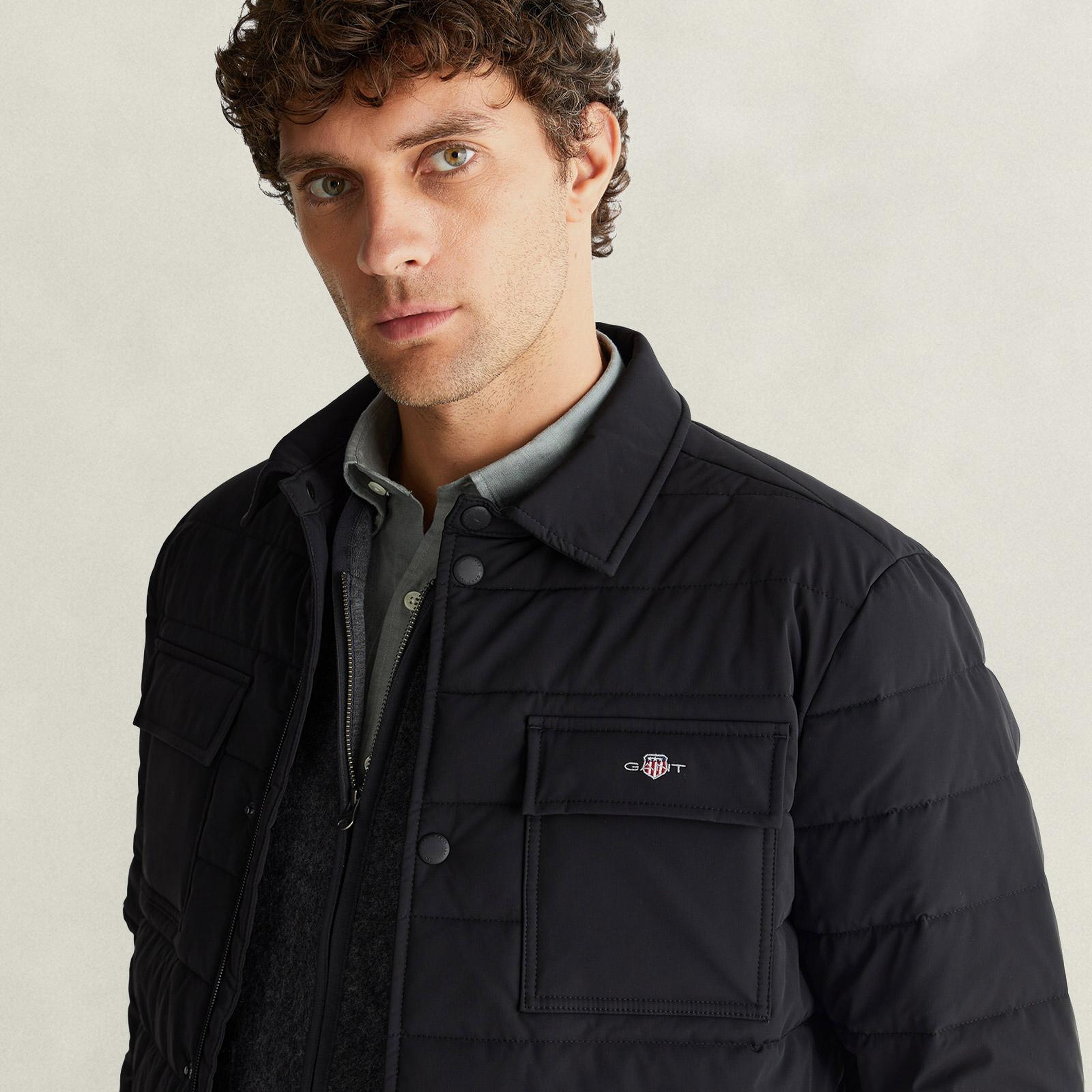 GANT Erkek Siyah Standard Fit Ceket
