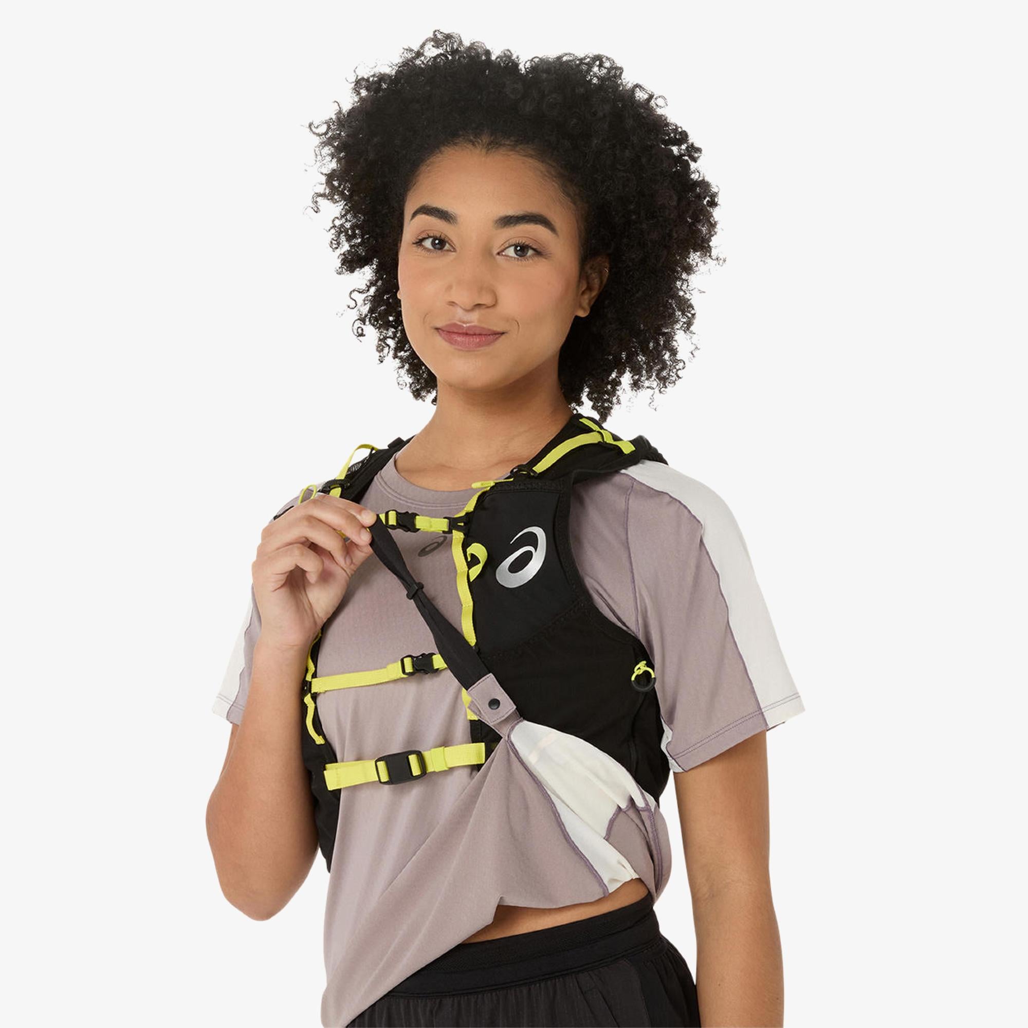 Asics Fujitrail Elite Ss Top Kadın Gri T-Shirt