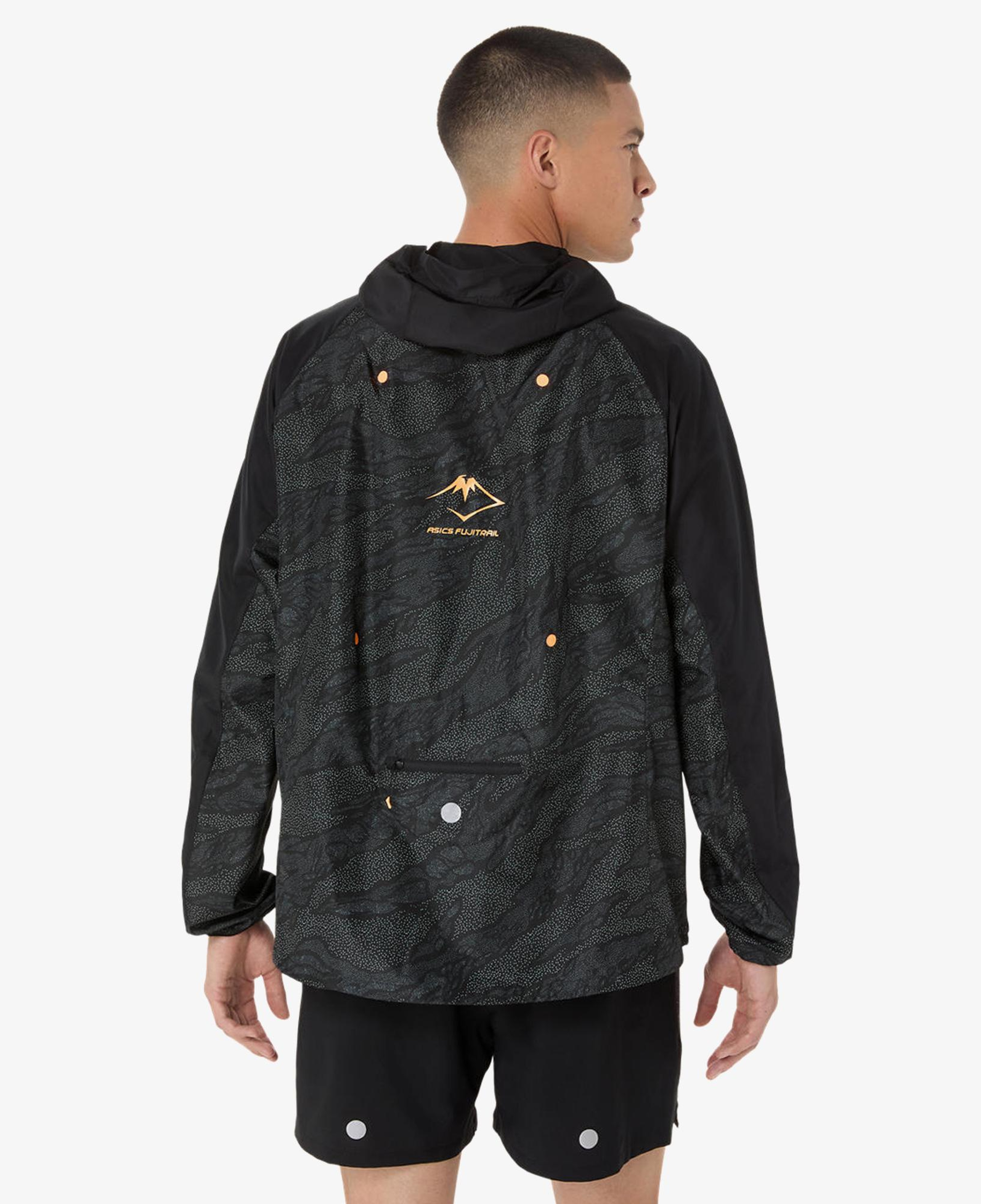 Asics Fujitrail Packable Windbreaker Erkek Siyah Ceket