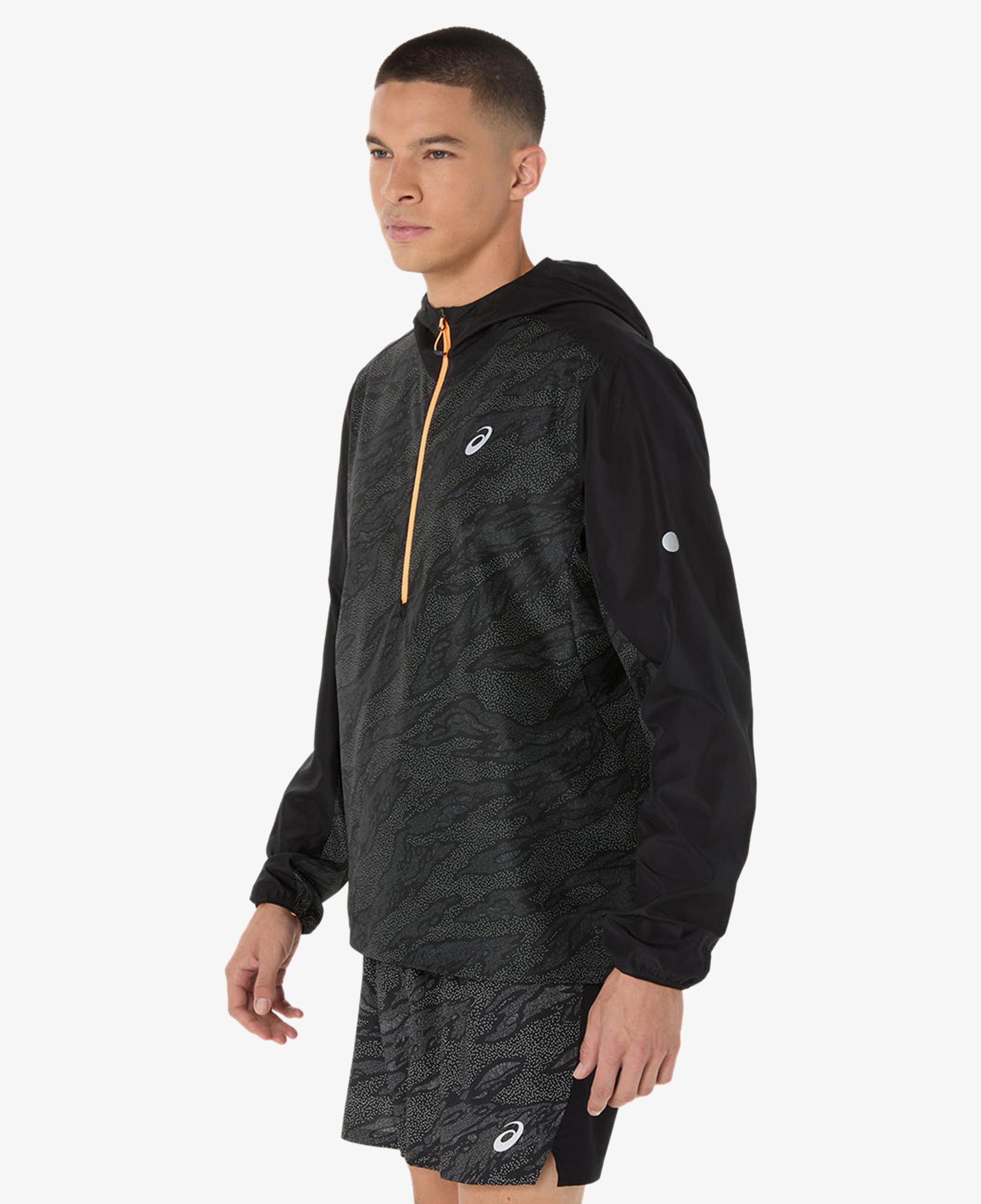 Asics Fujitrail Packable Windbreaker Erkek Siyah Ceket