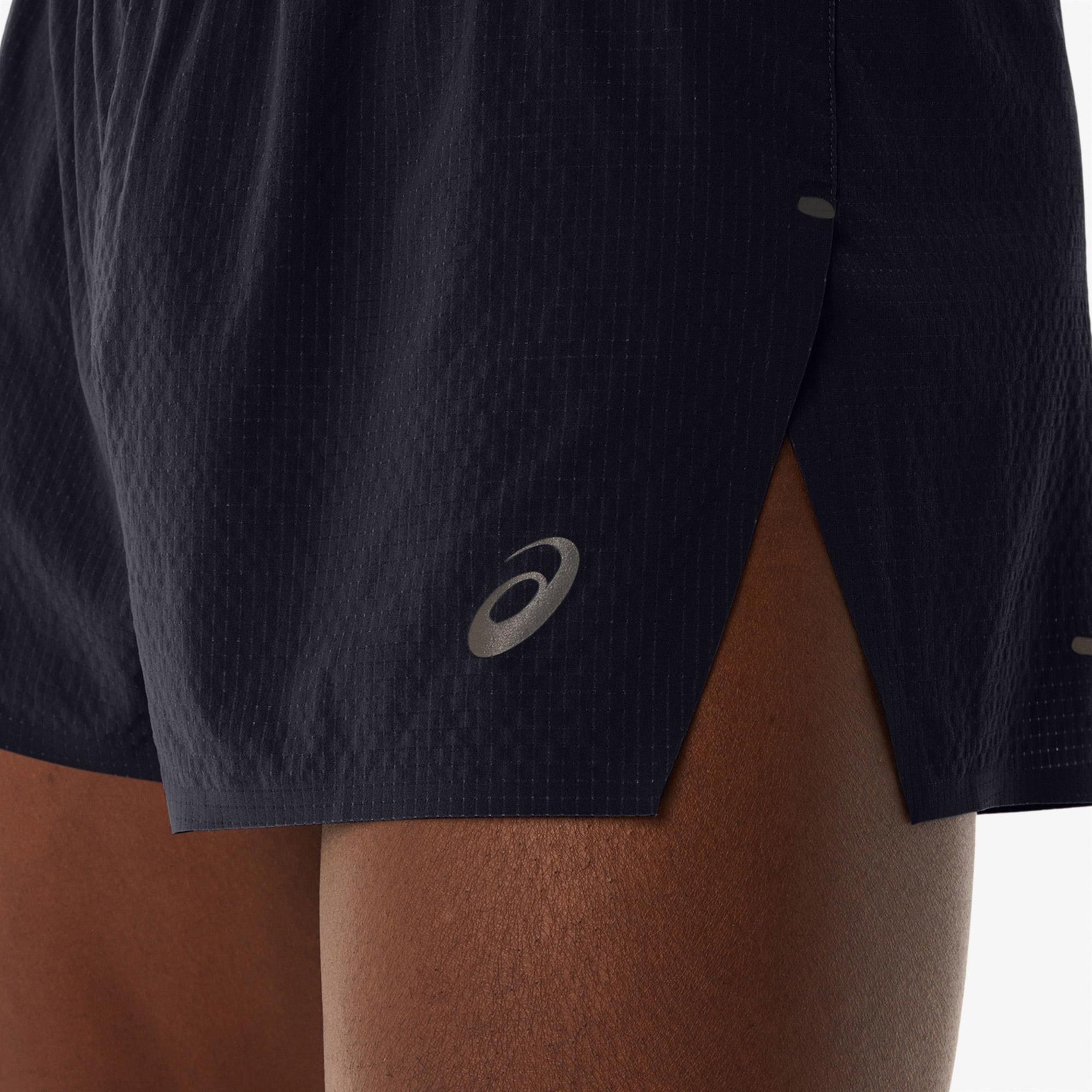 Asics Metarun Split Erkek Siyah Şort