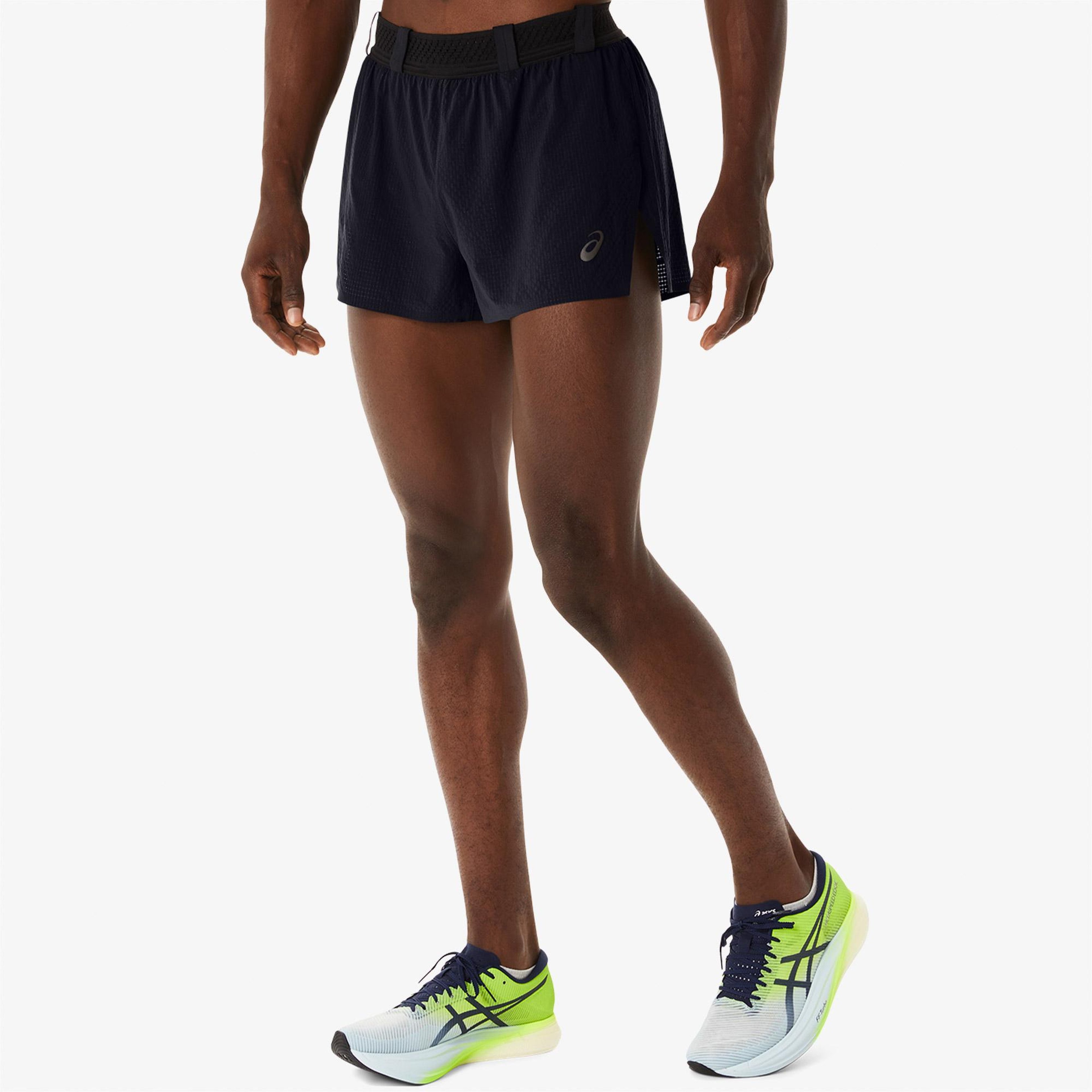 Asics Metarun Split Erkek Siyah Şort