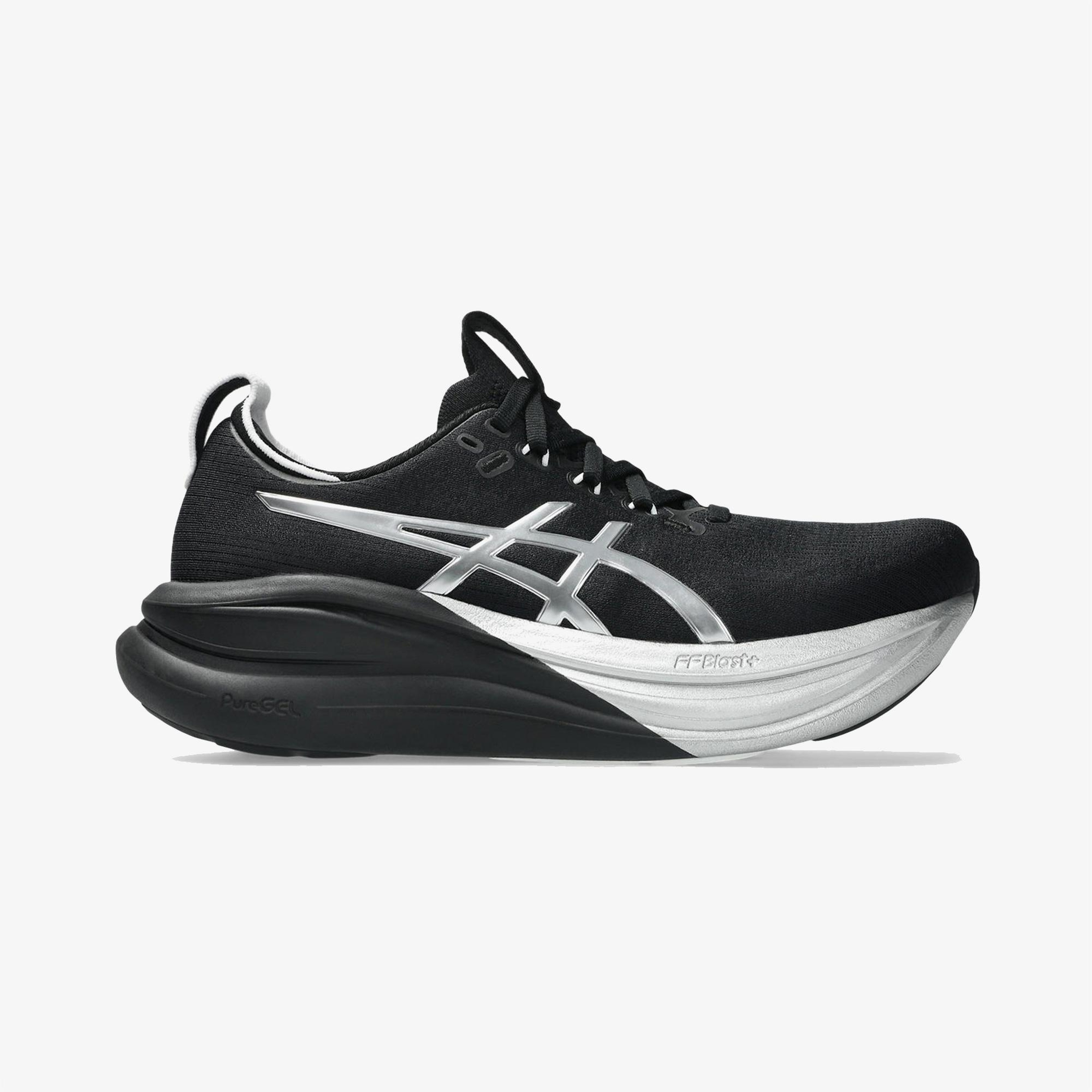 Asics Gel-Nimbus 28 Platinum Kadın Siyah Koşu Ayakkabısı