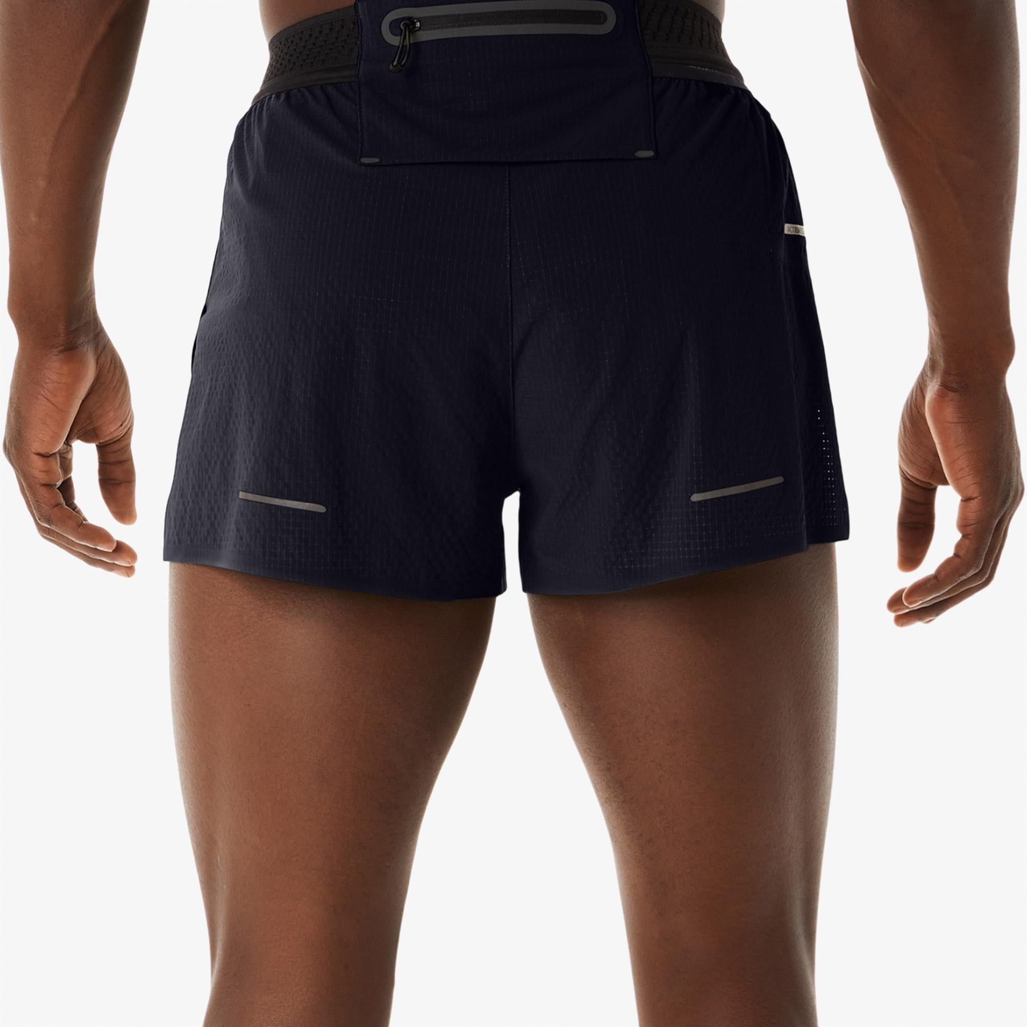 Asics Metarun Split Erkek Siyah Şort