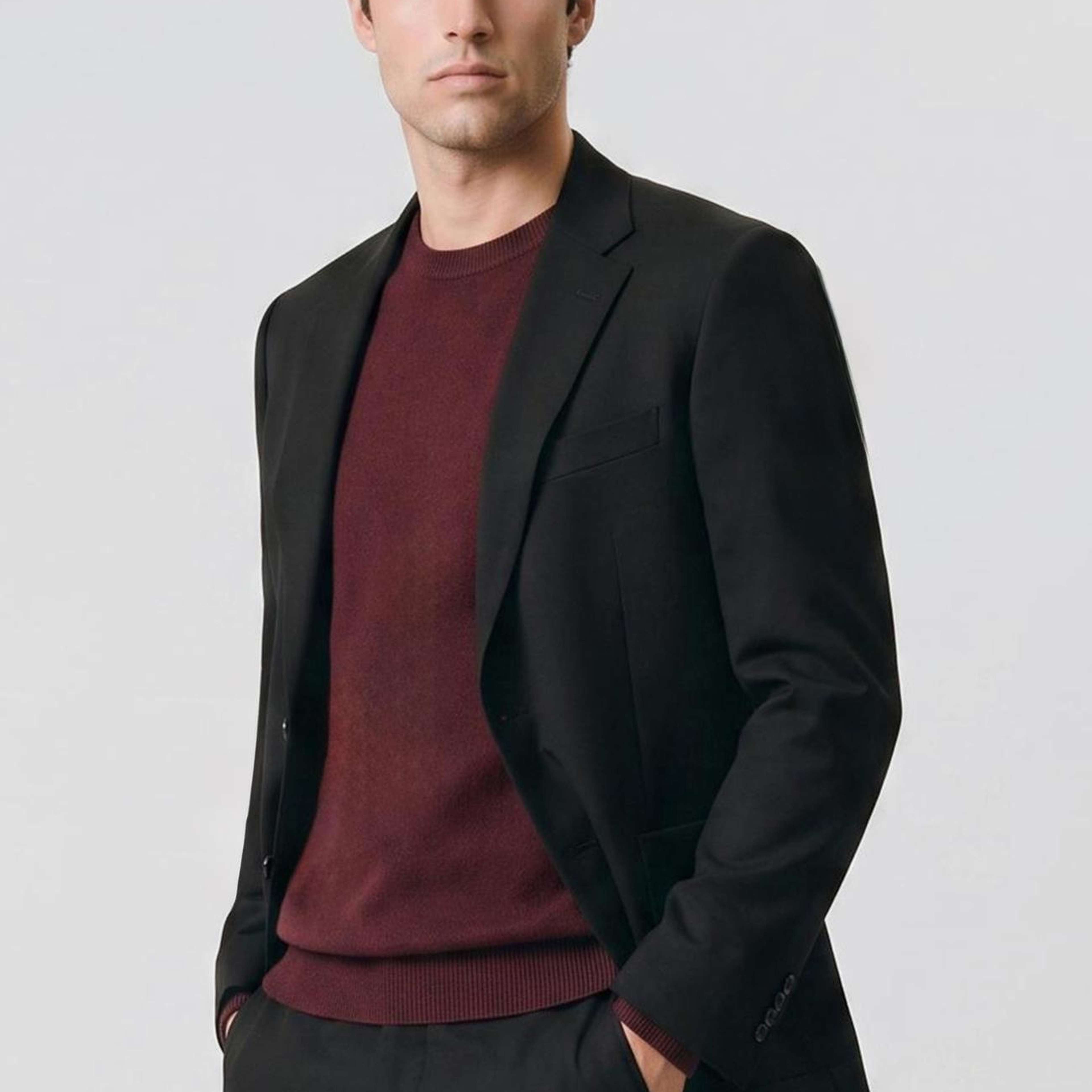 Network Erkek Limited Siyah Kaşmir Ceket