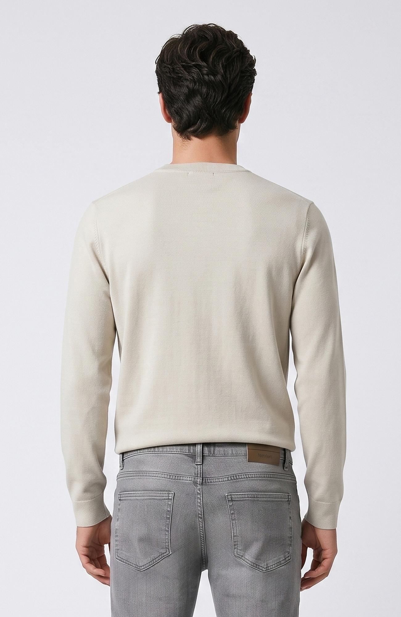 Network Erkek Açık Gri Denim Pantolon