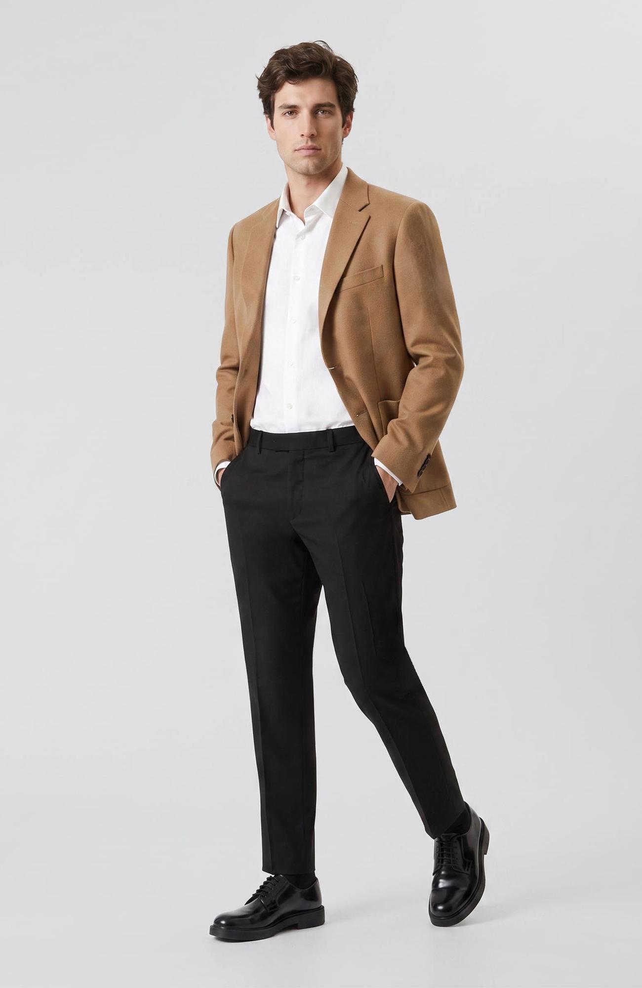 Network Erkek Limited Camel Kaşmir Ceket
