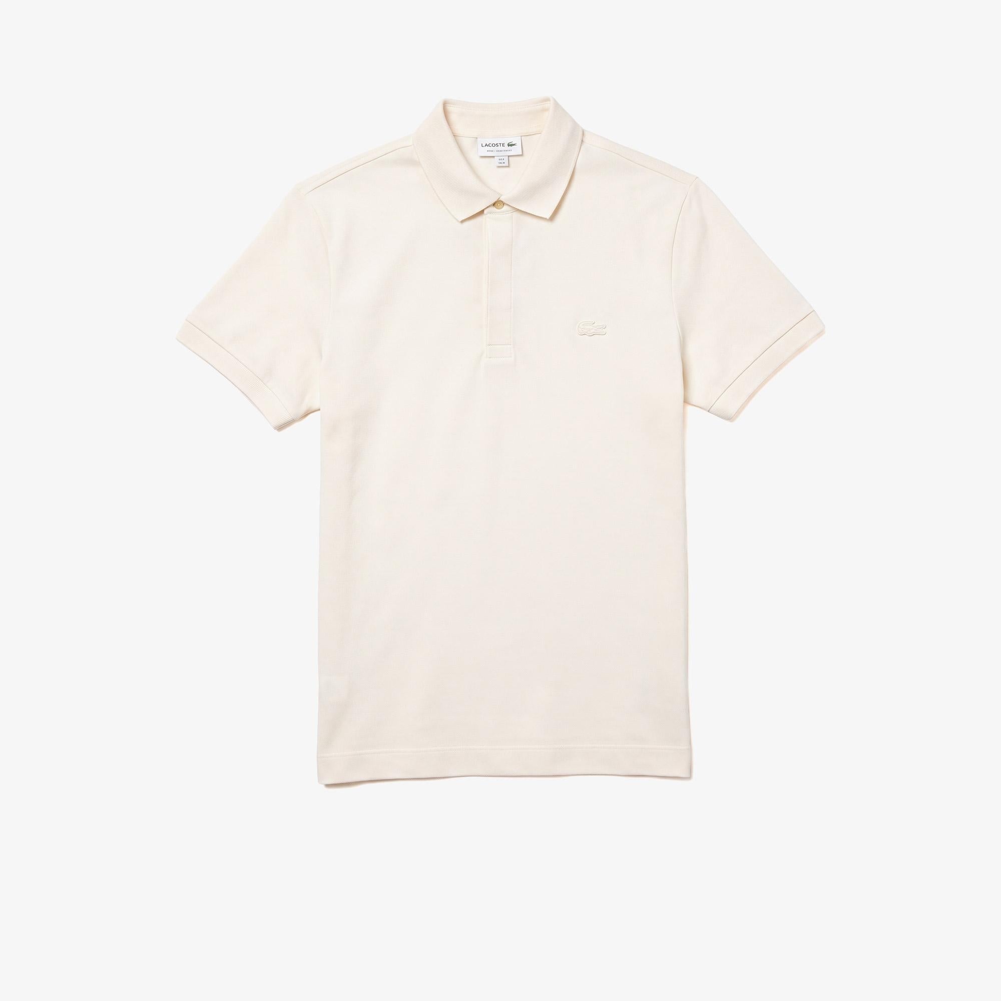 Erkek Regular Fit Krem Paris Polo