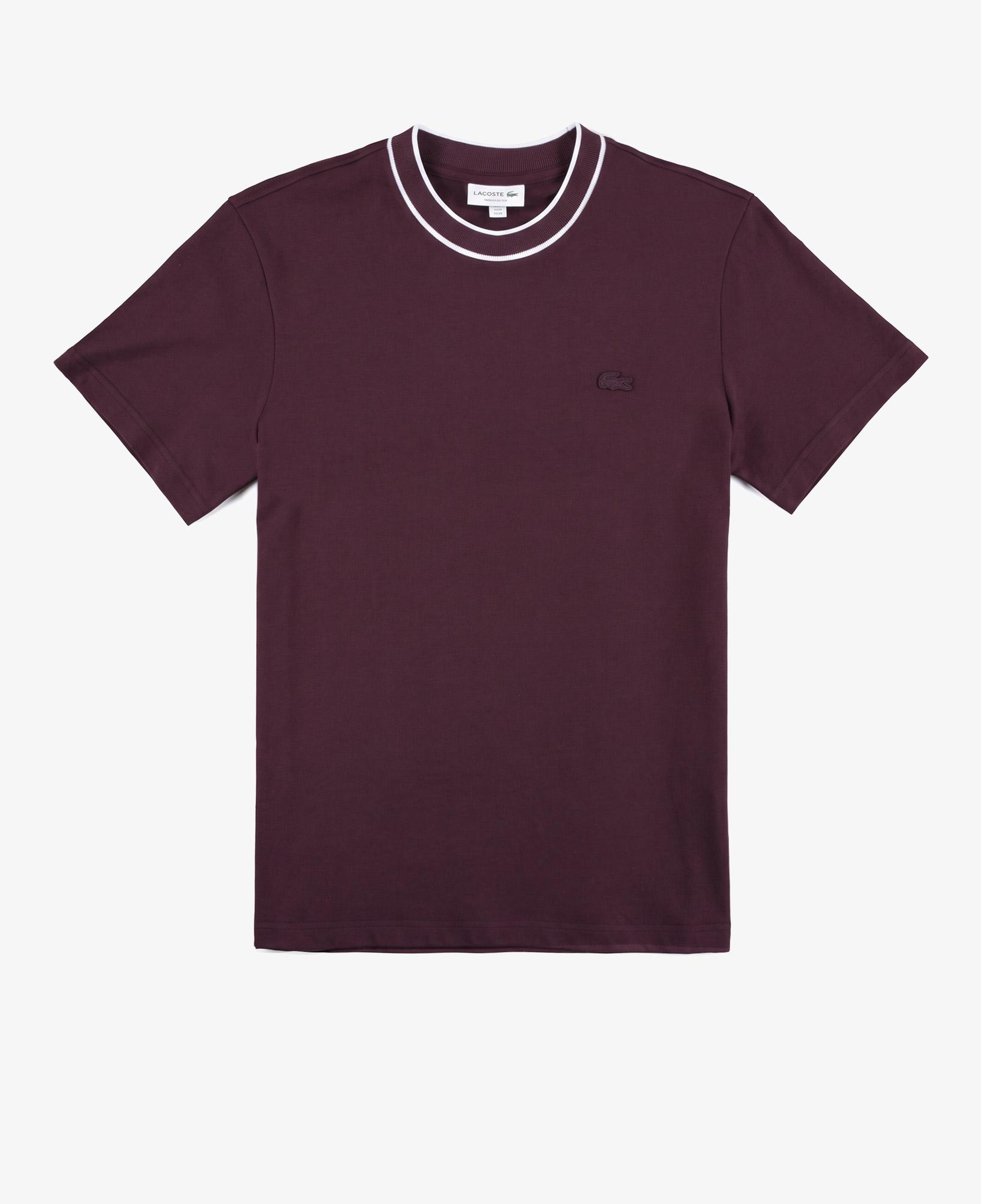 Erkek Regular Fit Bisiklet Yaka Bordo T-Shirt