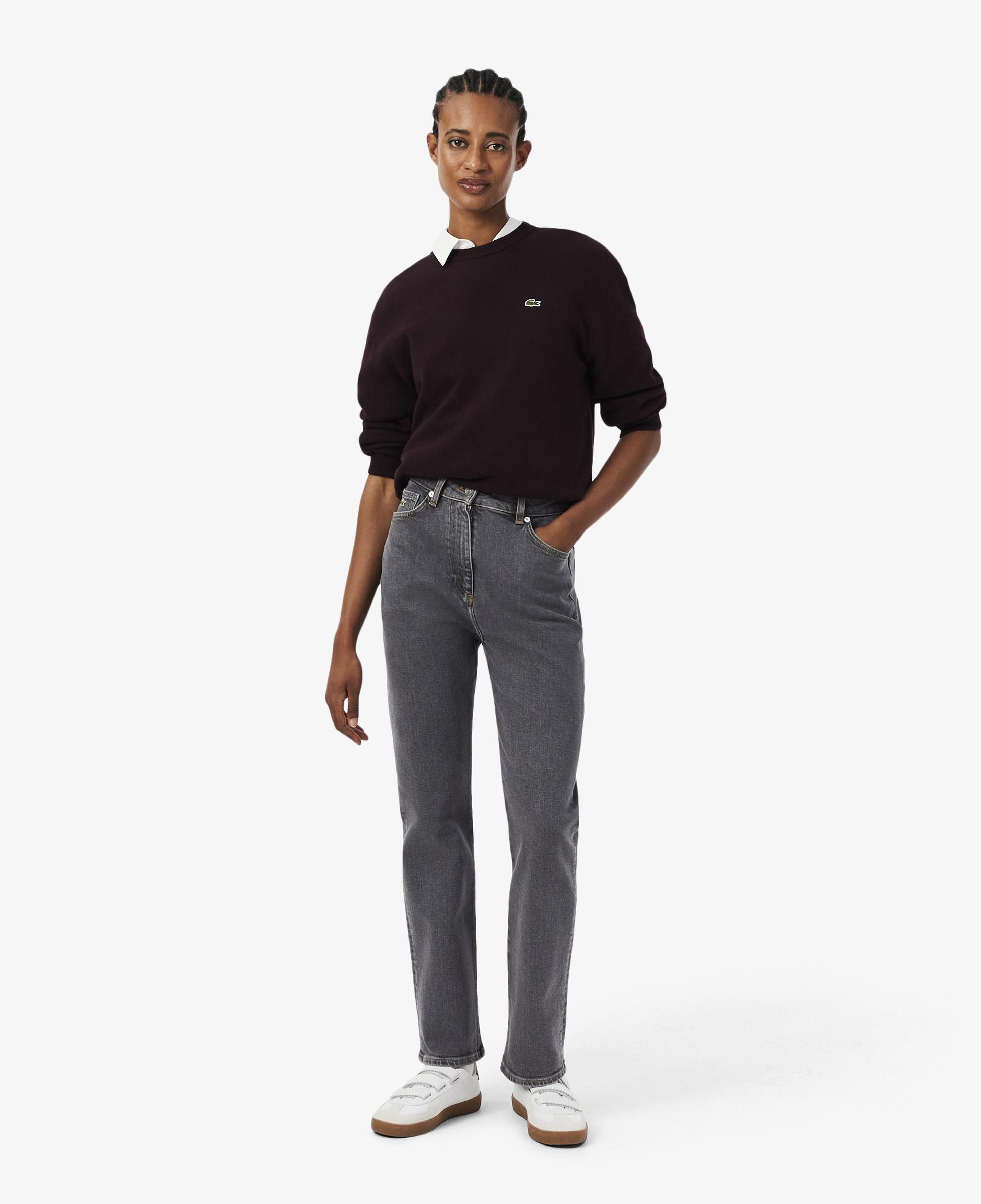 Kadın Straight Fit Lacivert Jean Pantolon