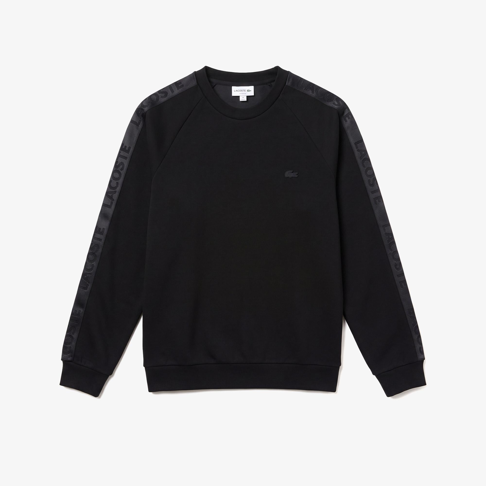 Erkek Classic Fit Bisiklet Yaka Siyah Sweatshirt