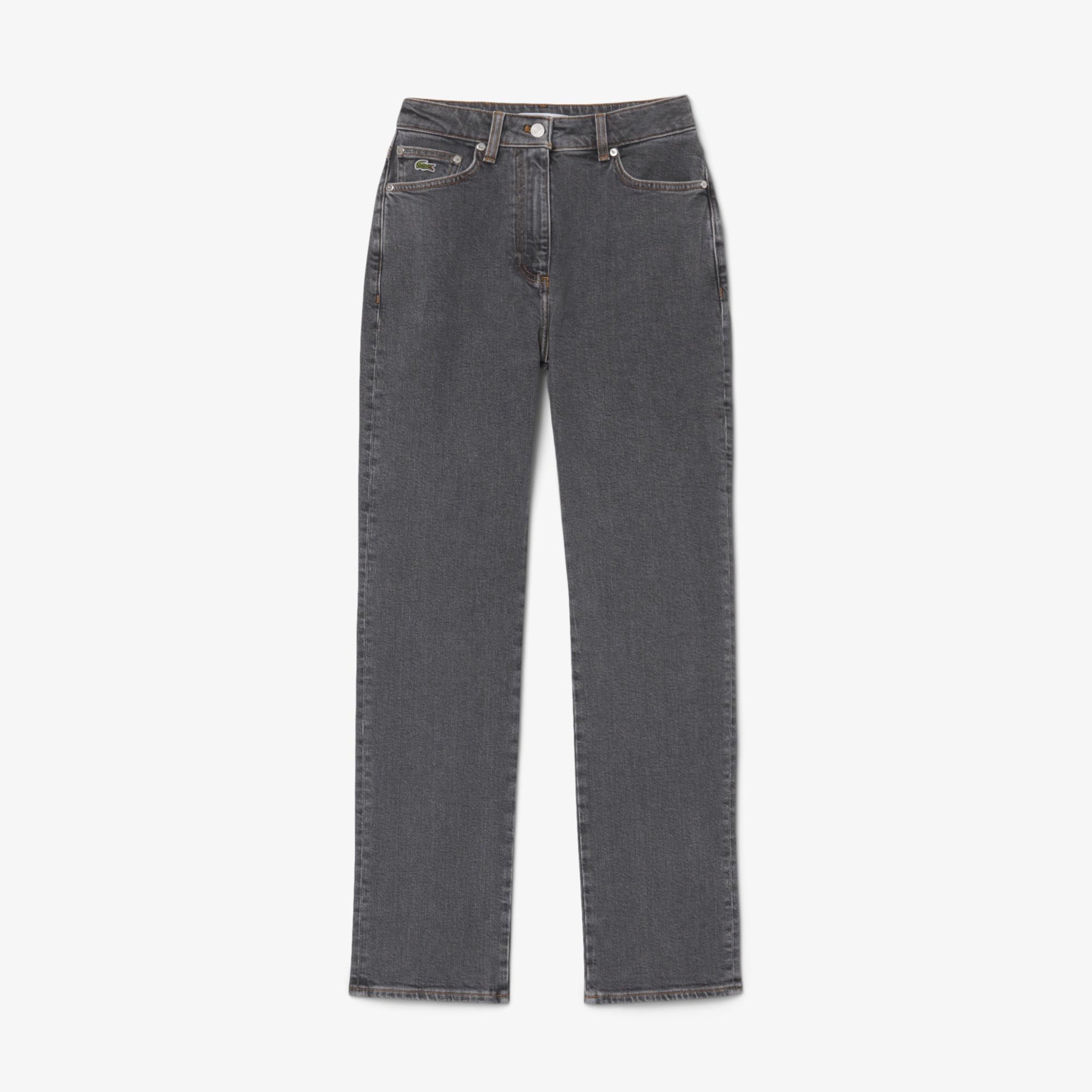 Kadın Straight Fit Lacivert Jean Pantolon