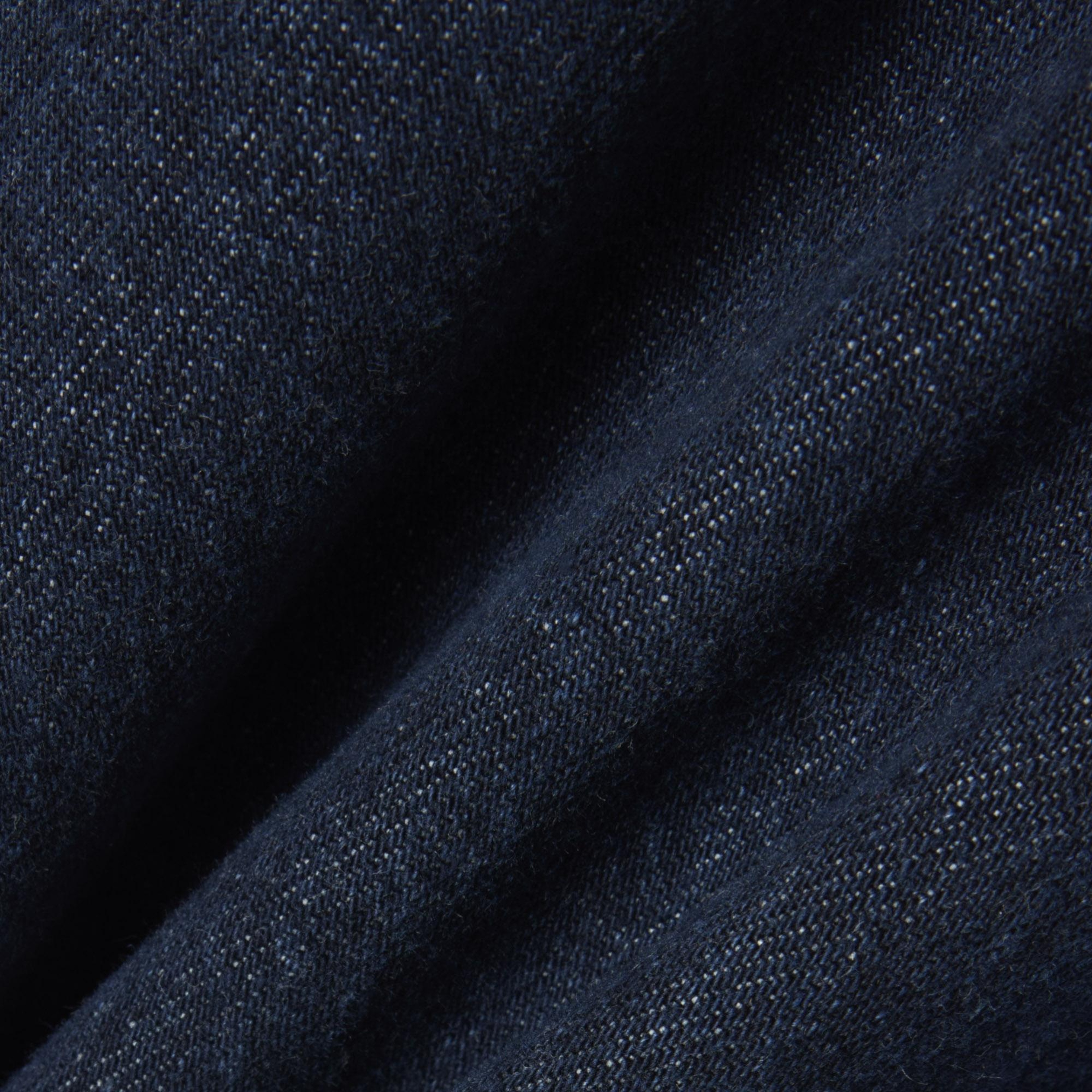 Kadın Wide Leg Lacivert Jean Pantolon