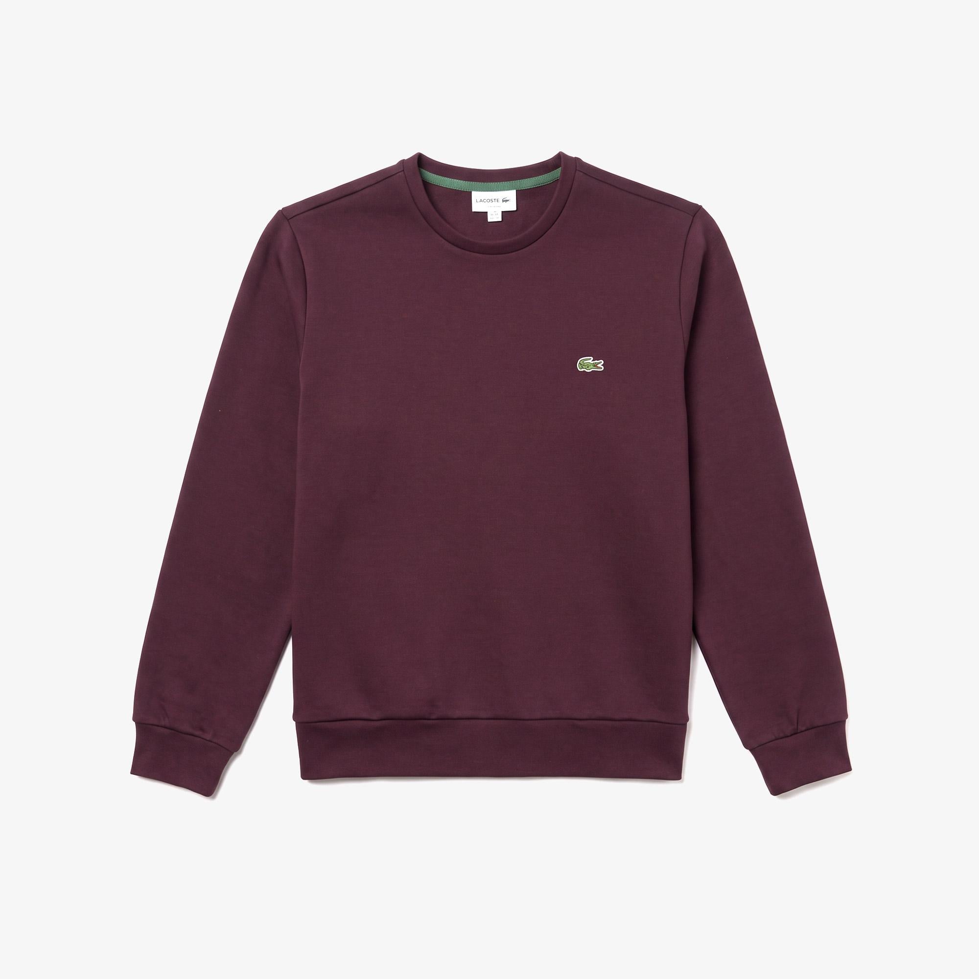 Erkek Classic Fit Bisiklet Yaka Bordo Sweatshirt