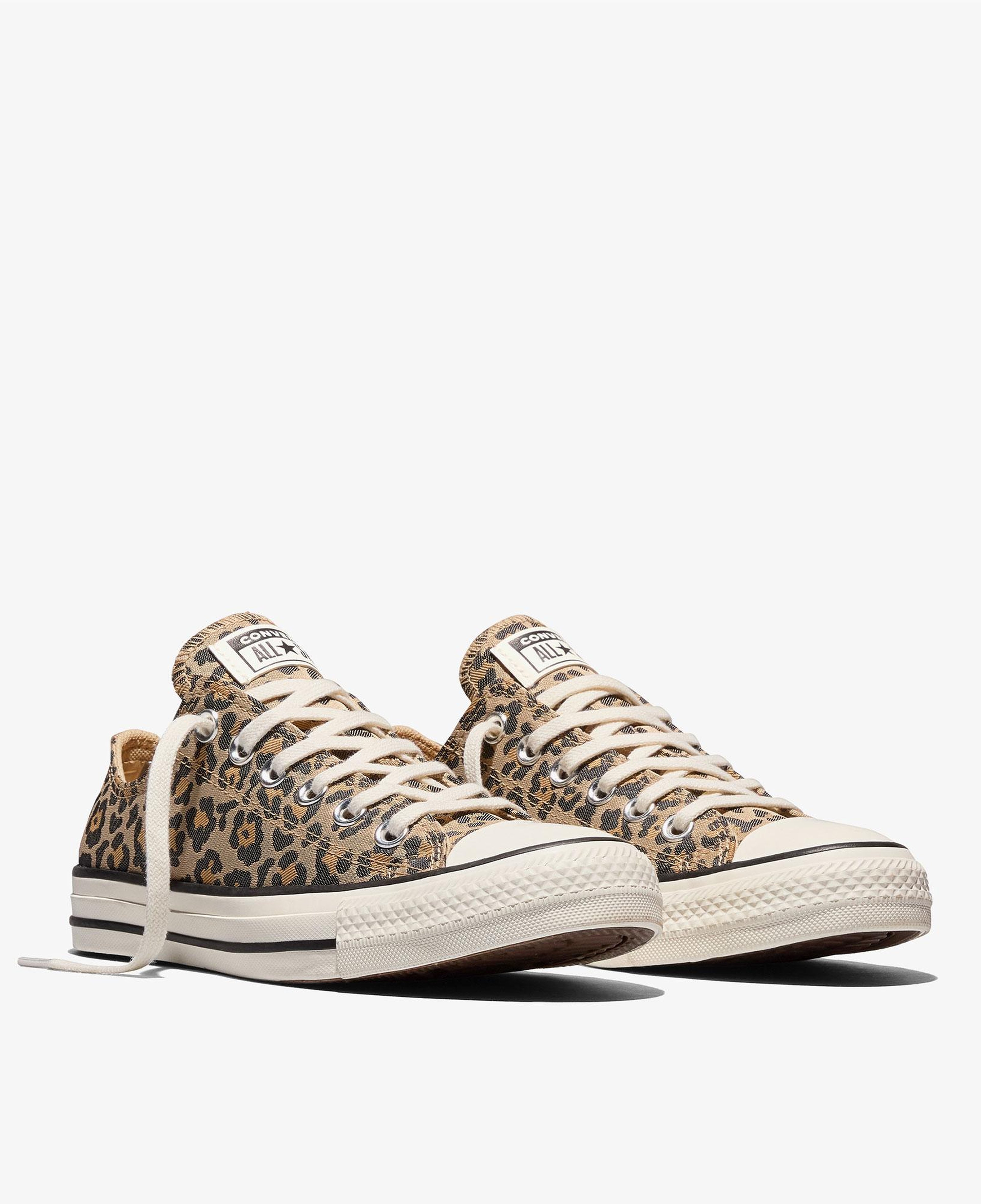 Converse Chuck Taylor All Star Unisex Desenli Kahverengi Sneaker
