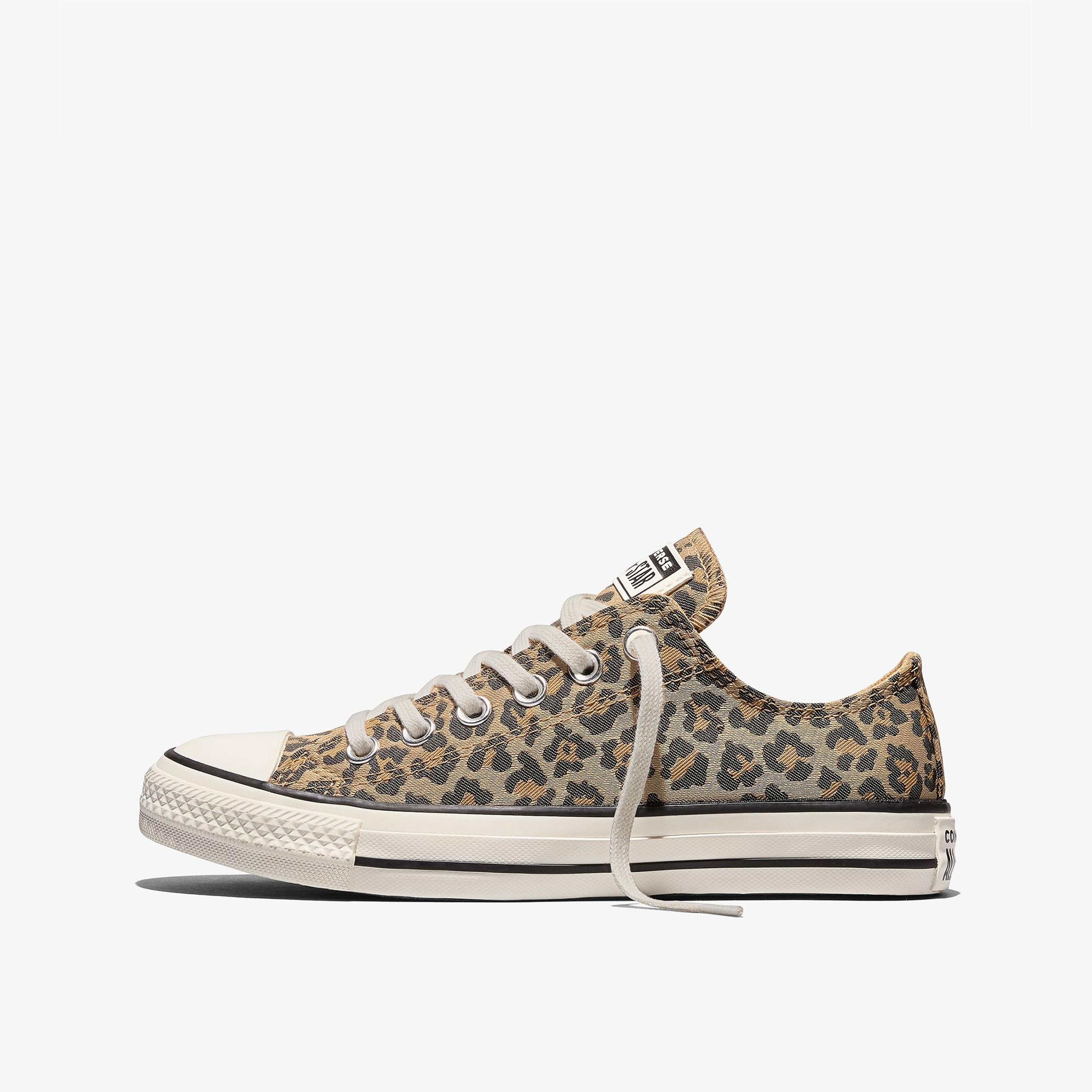 Converse Chuck Taylor All Star Unisex Desenli Kahverengi Sneaker