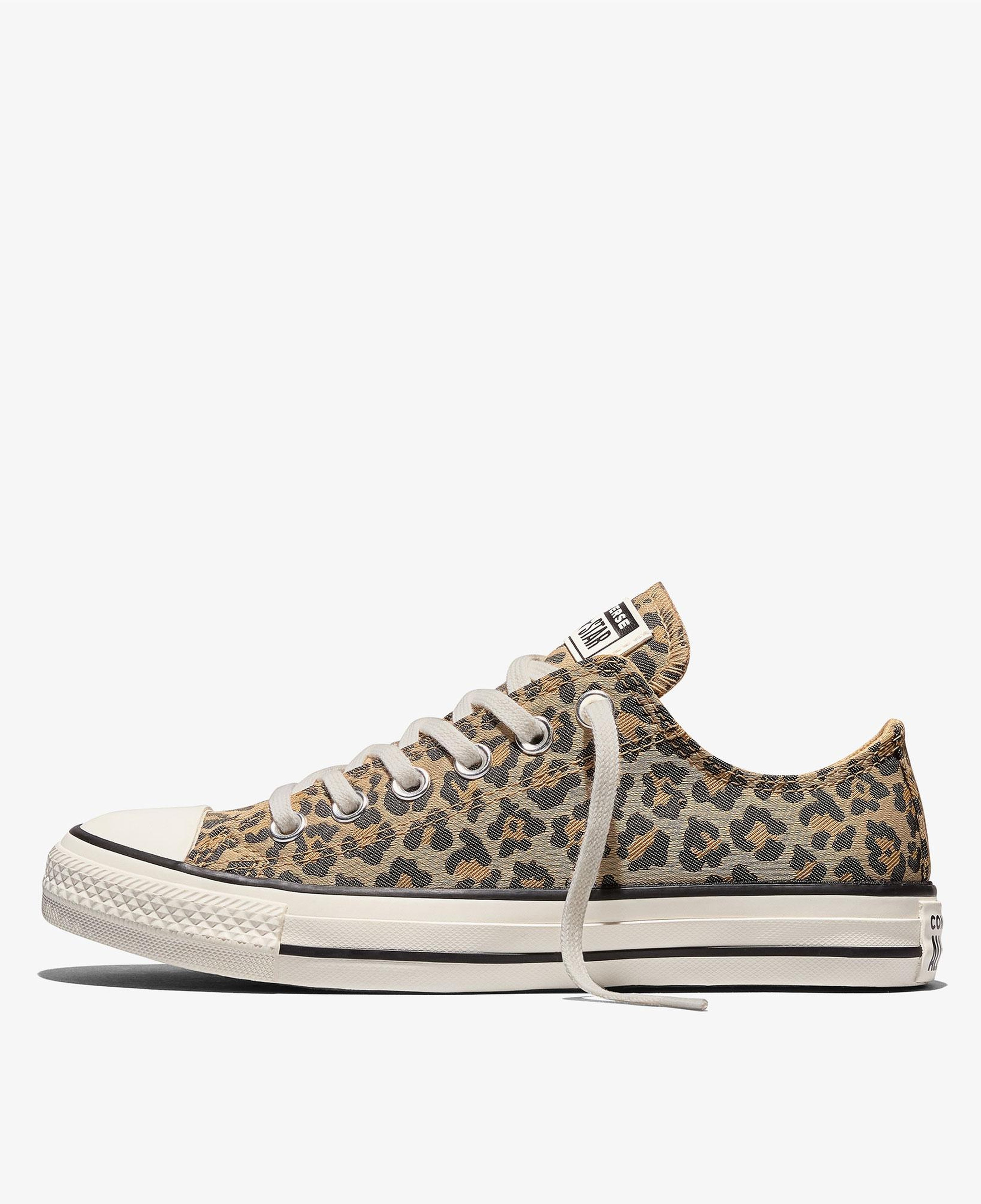 Converse Chuck Taylor All Star Unisex Desenli Kahverengi Sneaker