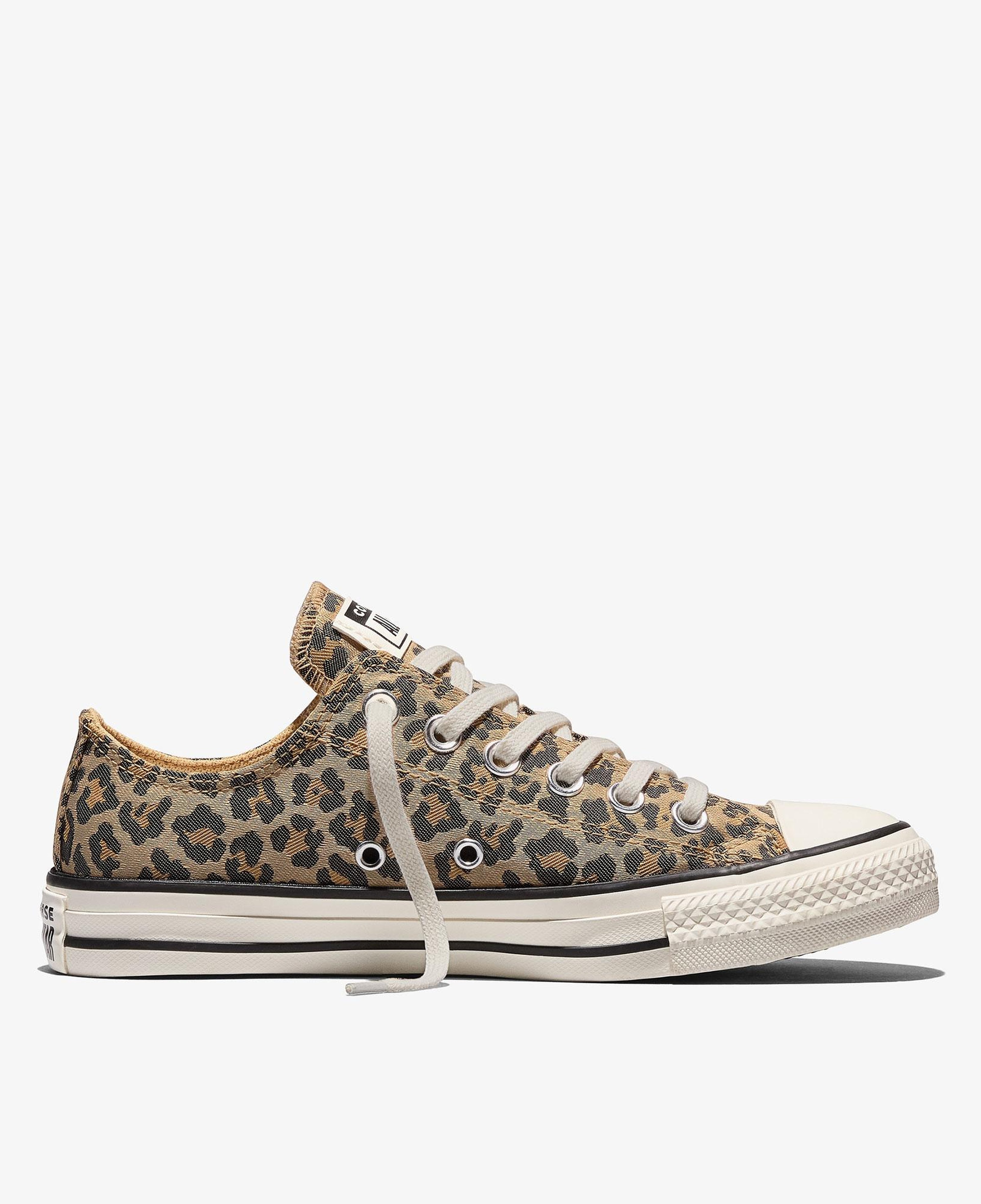 Converse Chuck Taylor All Star Unisex Desenli Kahverengi Sneaker