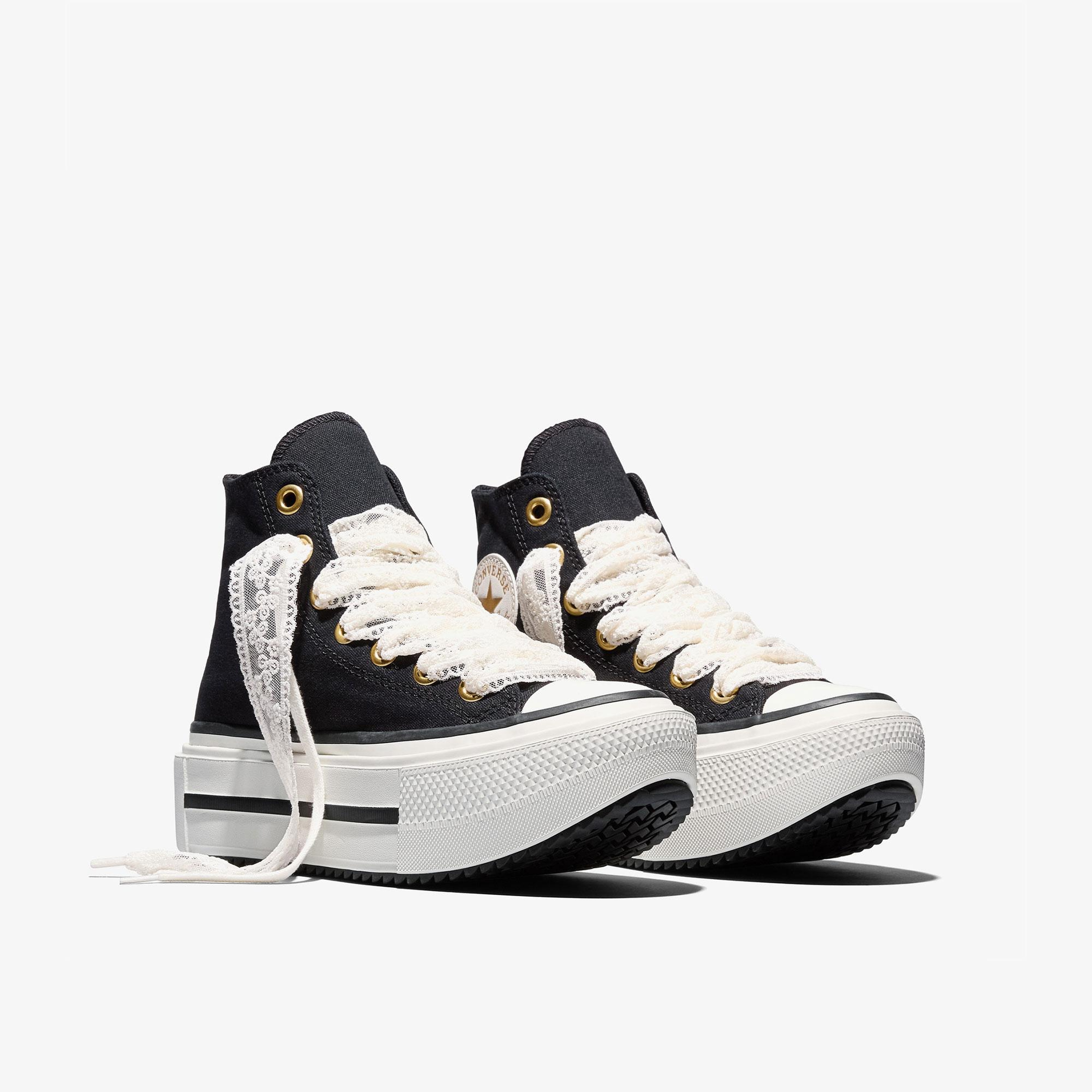 Converse Chuck Taylor All Star Double Stack Lift Siyah Sneaker