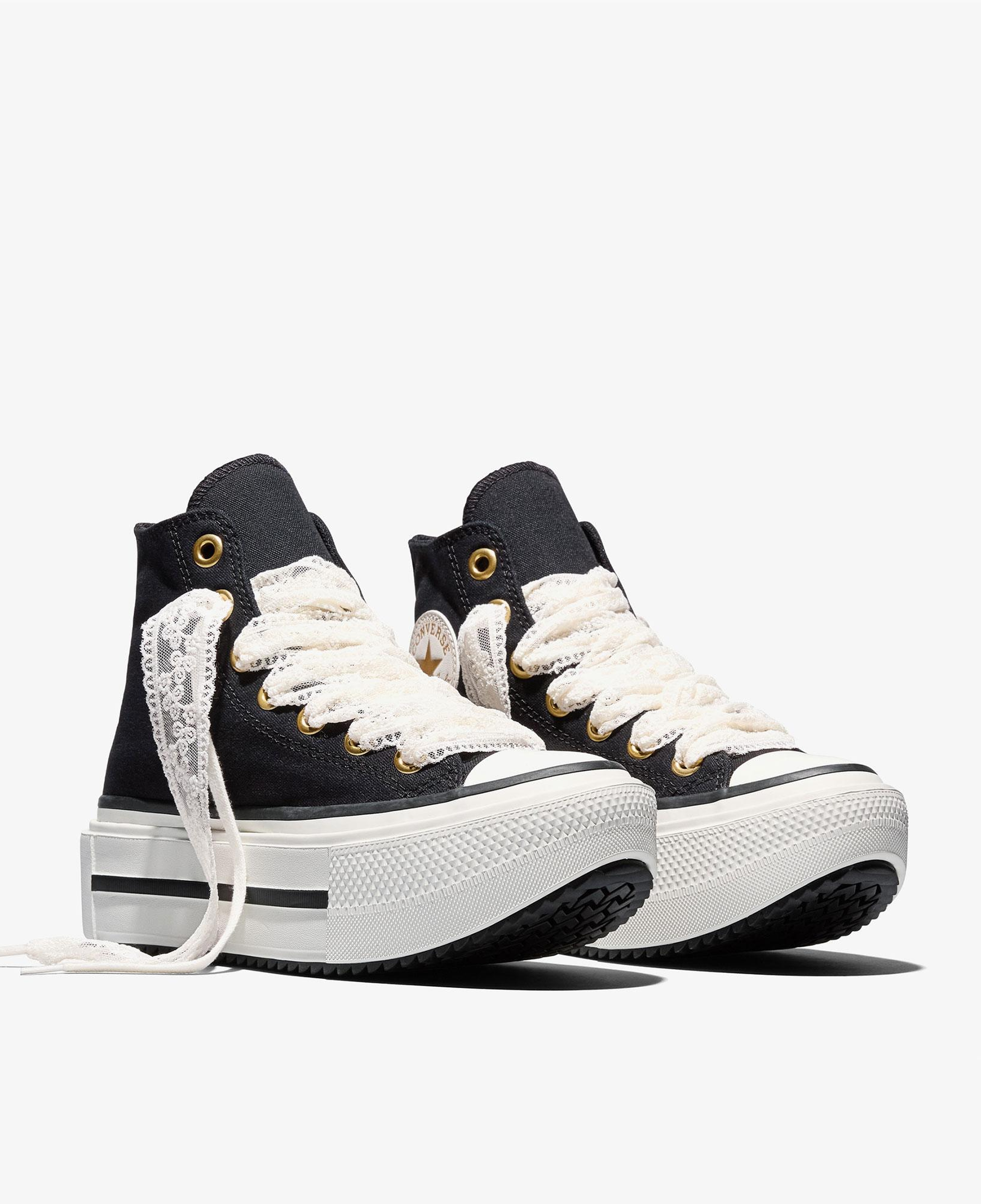 Converse Chuck Taylor All Star Double Stack Lift Siyah Sneaker