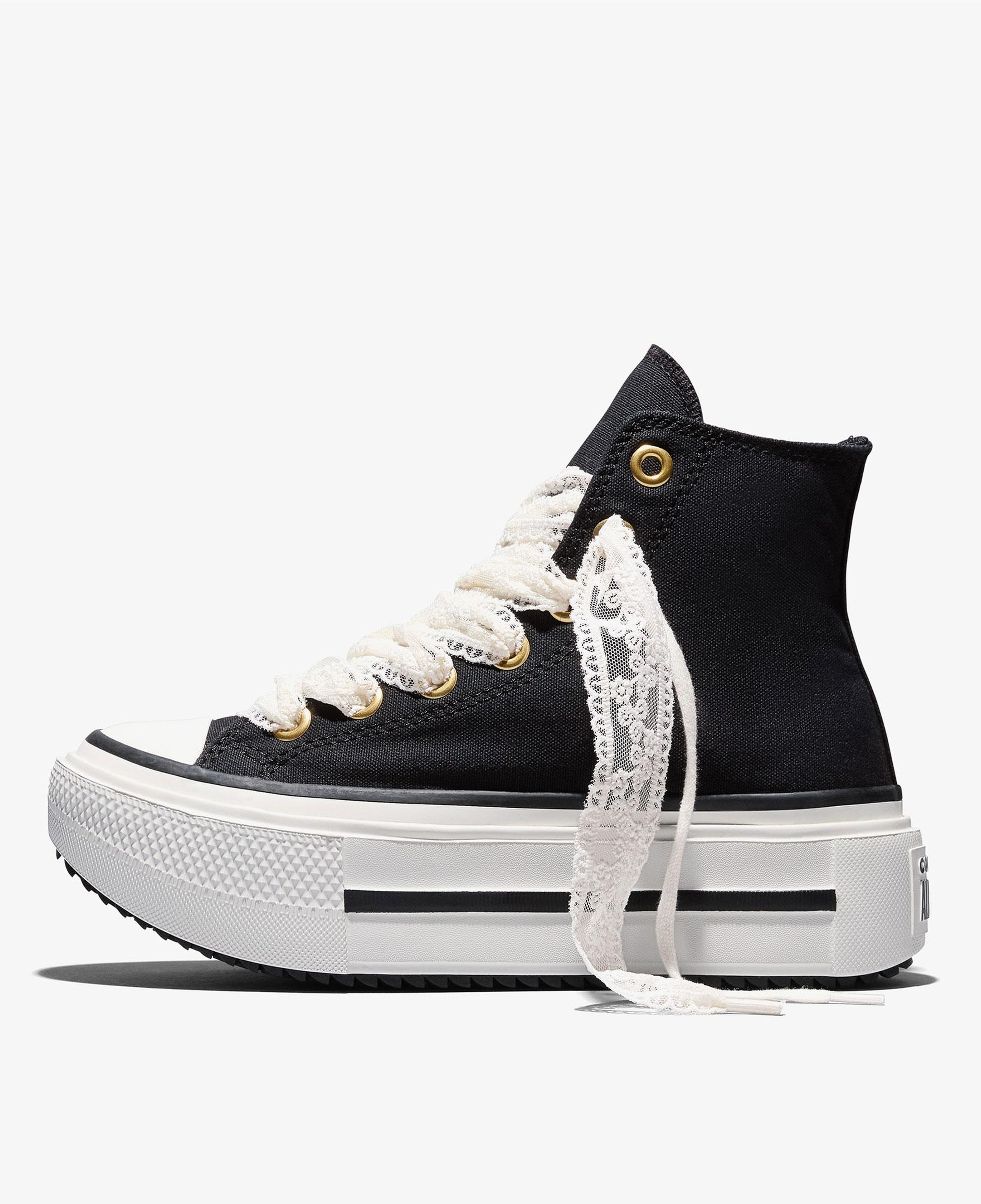Converse Chuck Taylor All Star Double Stack Lift Siyah Sneaker