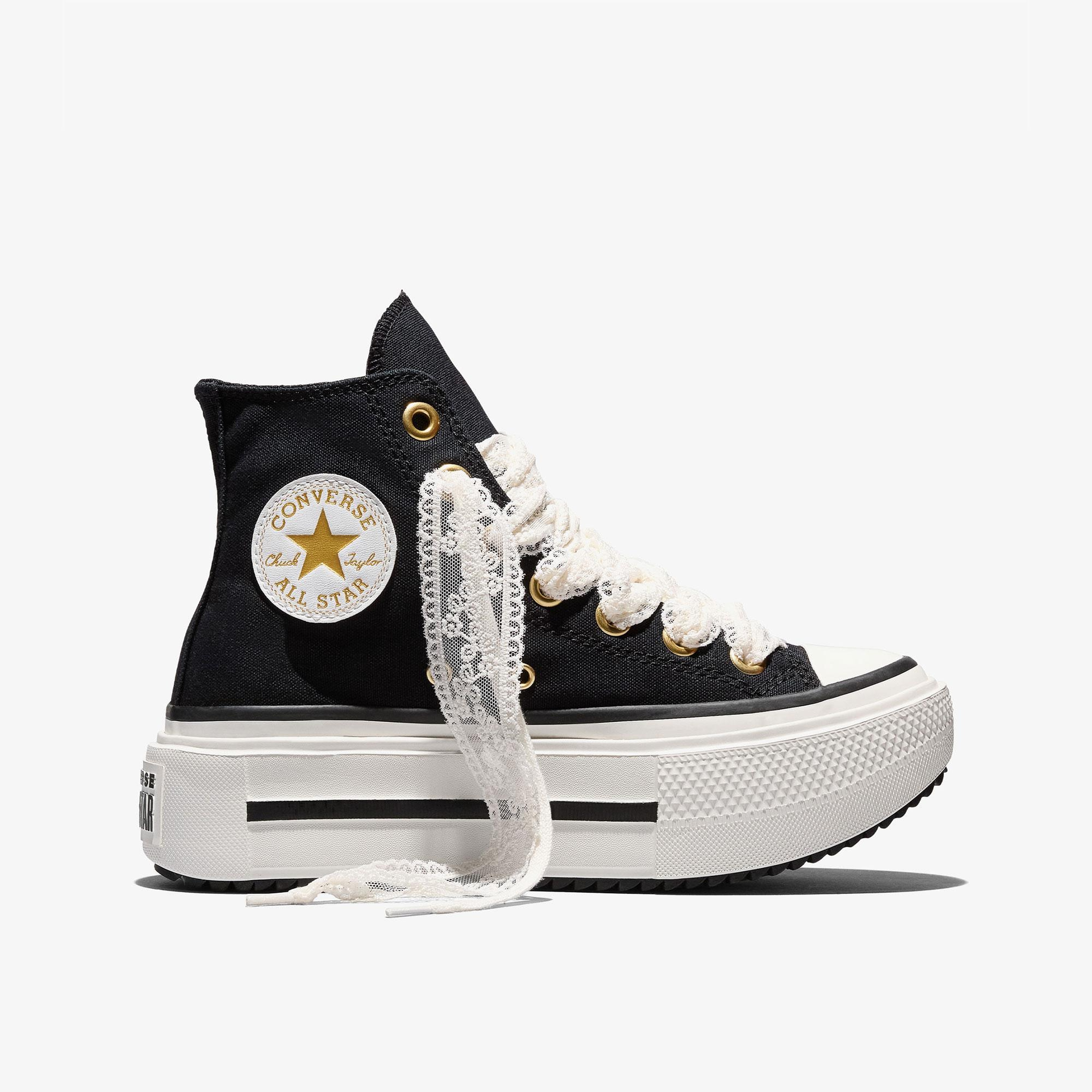 Converse Chuck Taylor All Star Double Stack Lift Siyah Sneaker