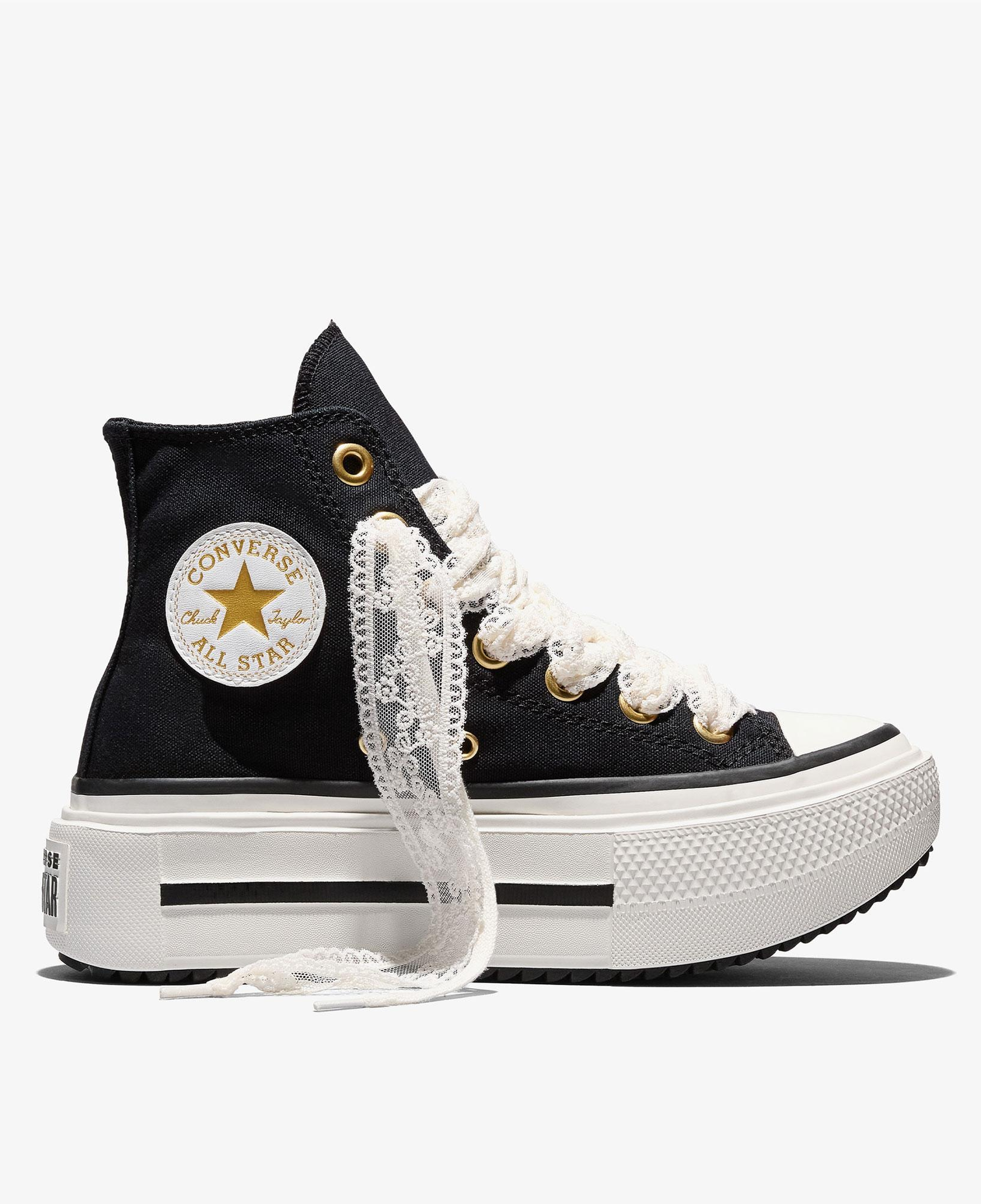 Converse Chuck Taylor All Star Double Stack Lift Siyah Sneaker