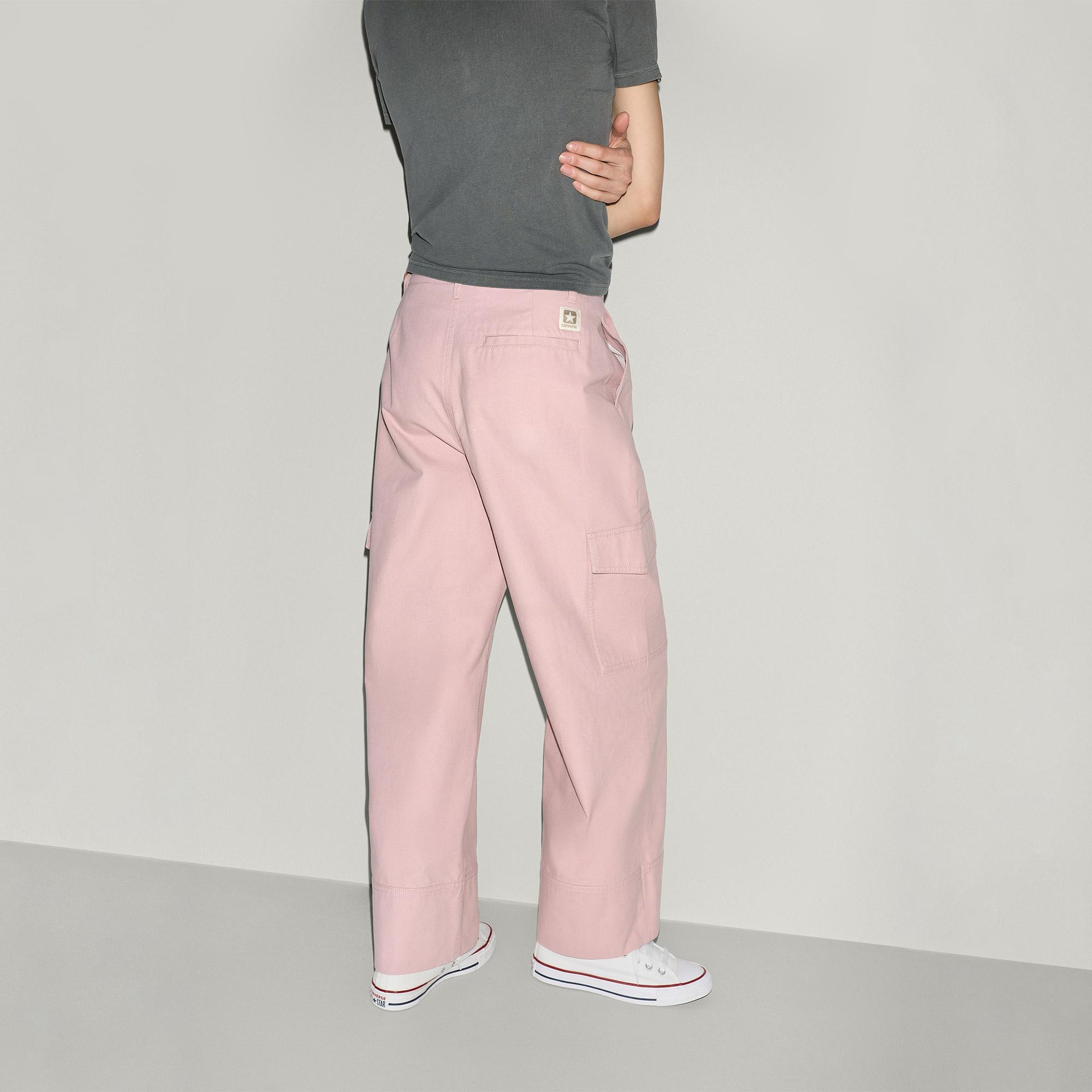 Converse Kadın Pembe Kargo Pantolon
