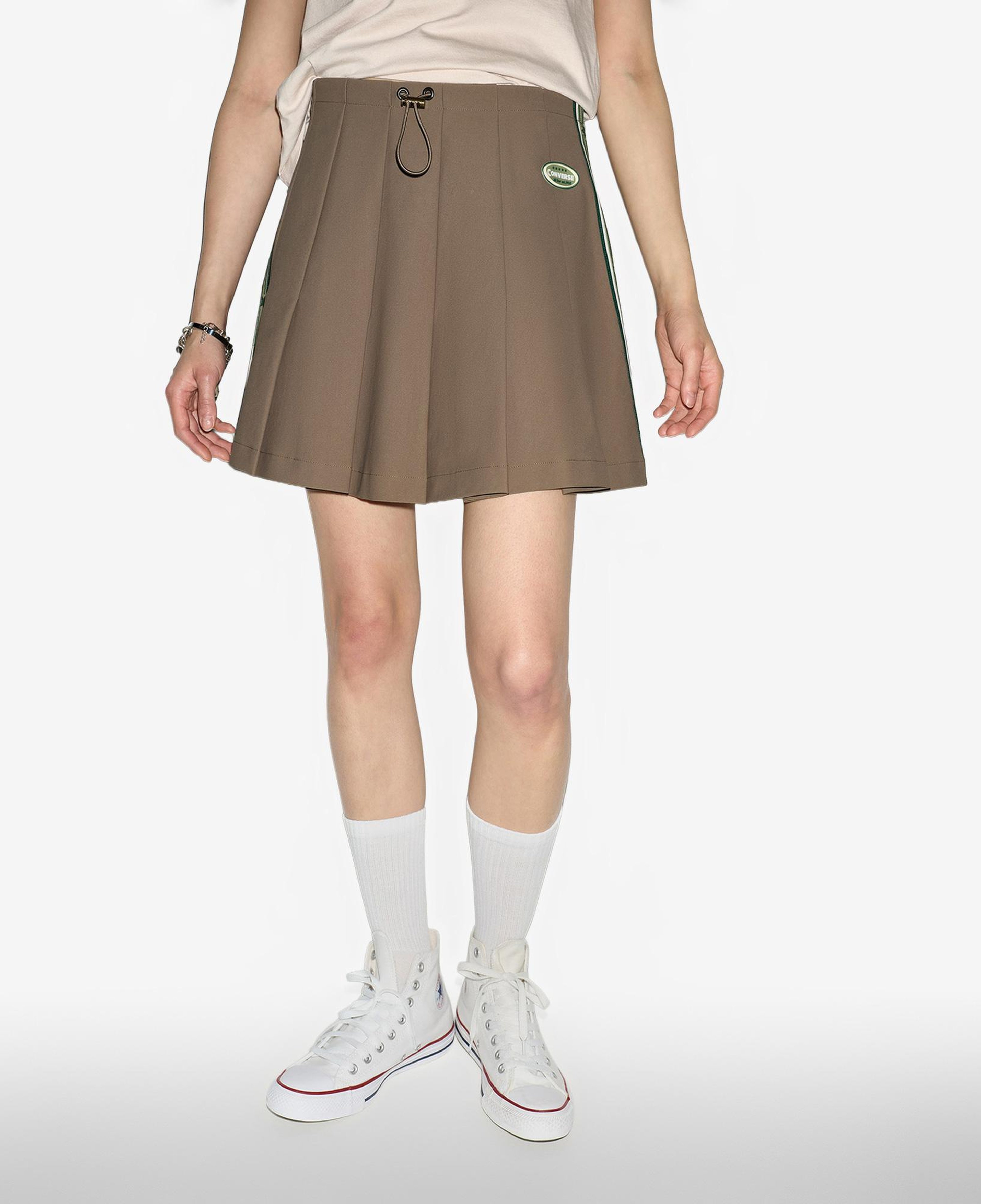 Converse Retro Kadın Pileli Bej Etek