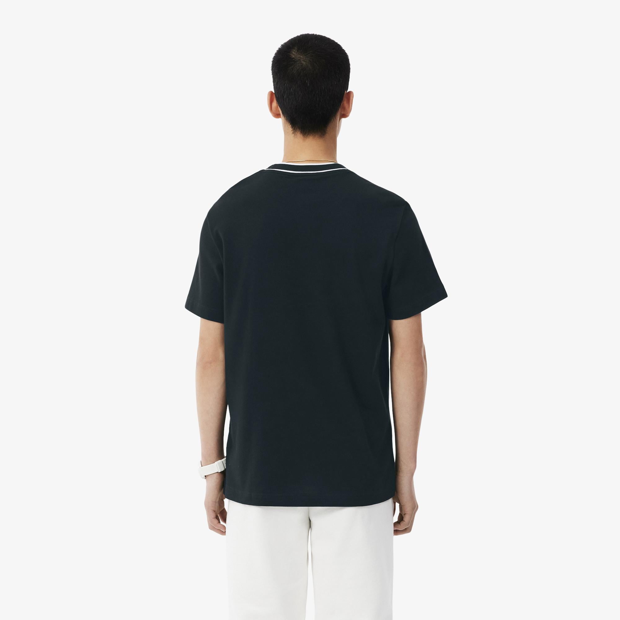 Erkek Regular Fit Bisiklet Yaka Lacivert T-Shirt