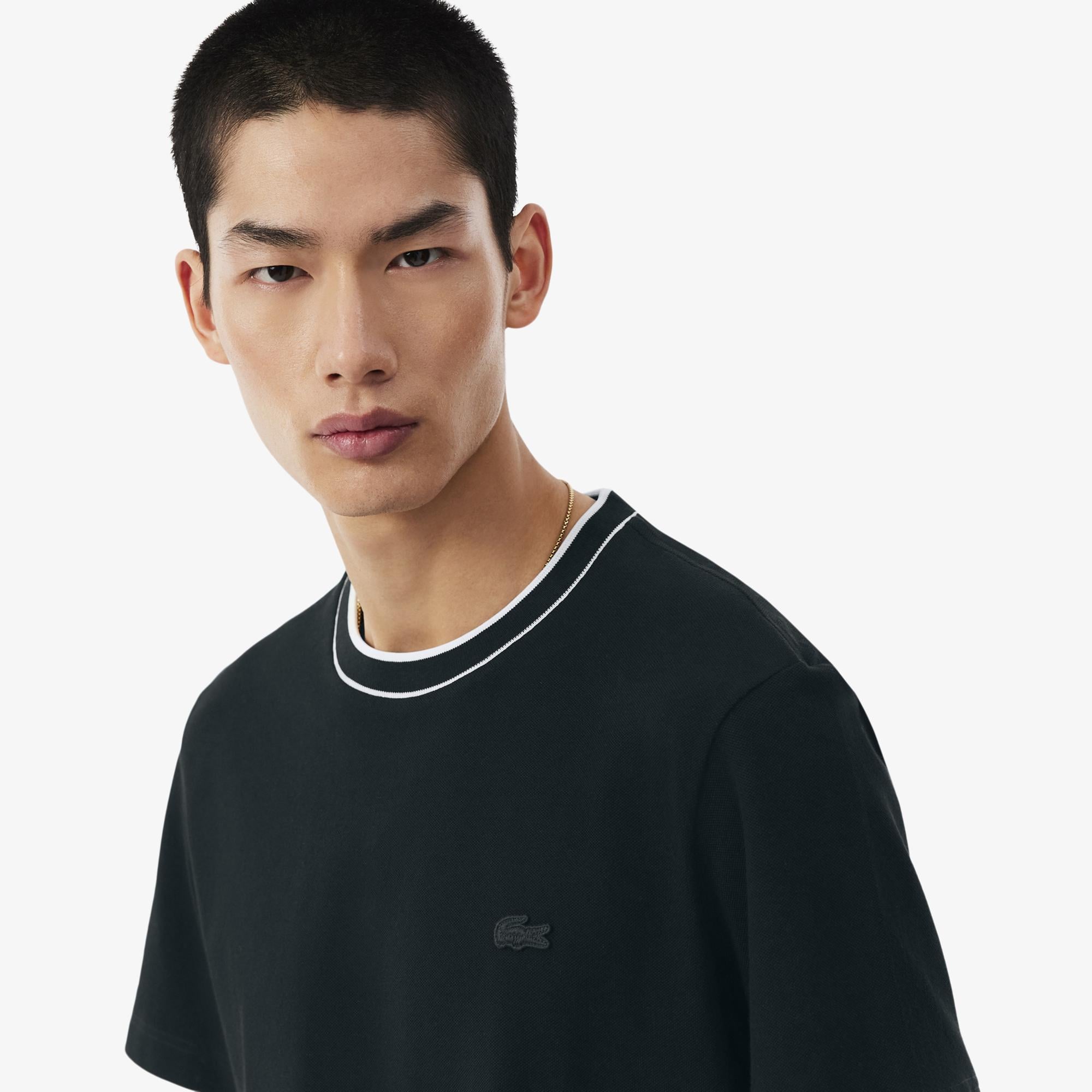 Erkek Regular Fit Bisiklet Yaka Lacivert T-Shirt