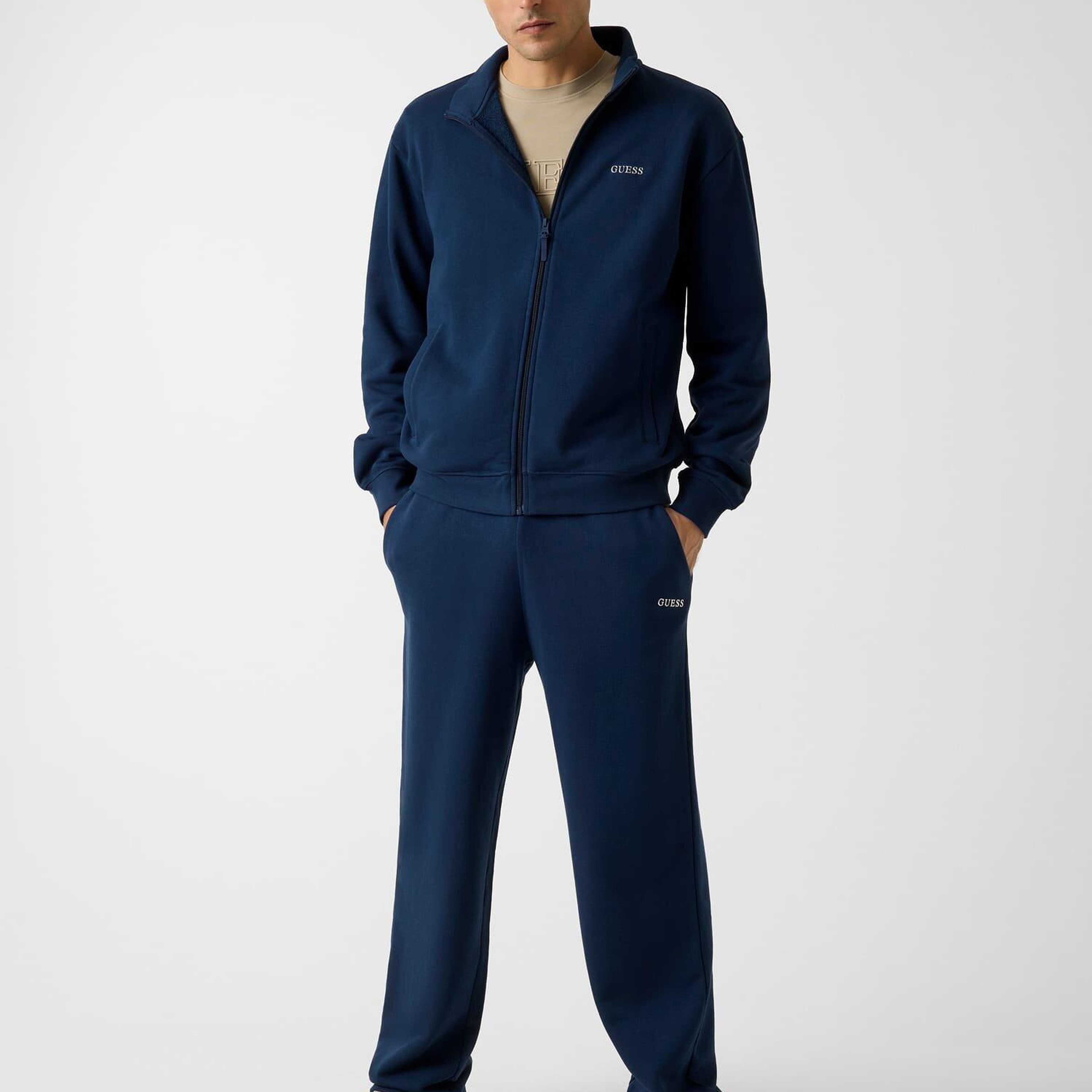 Tam Fermuarlı Sweatshirt