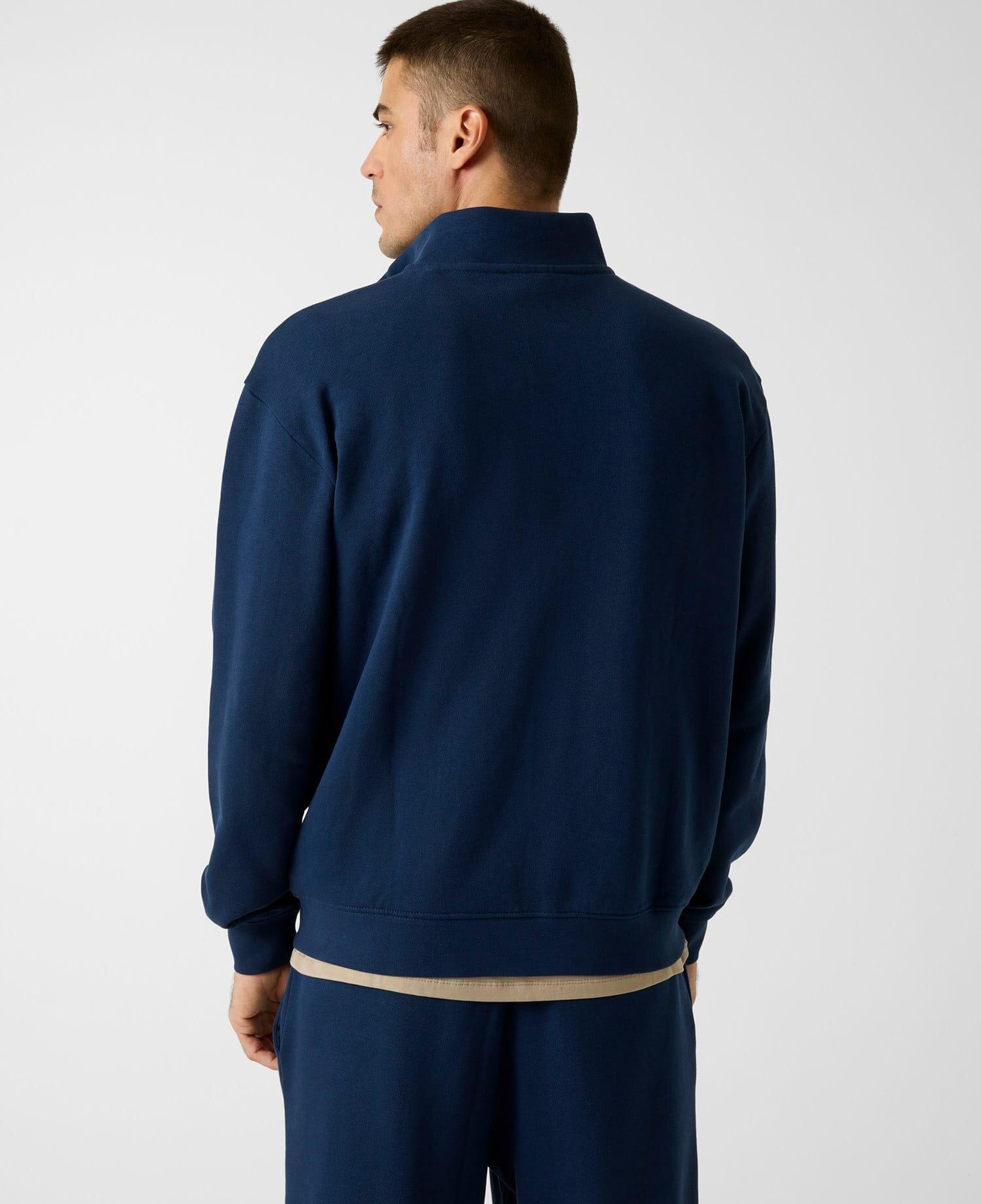 Tam Fermuarlı Sweatshirt