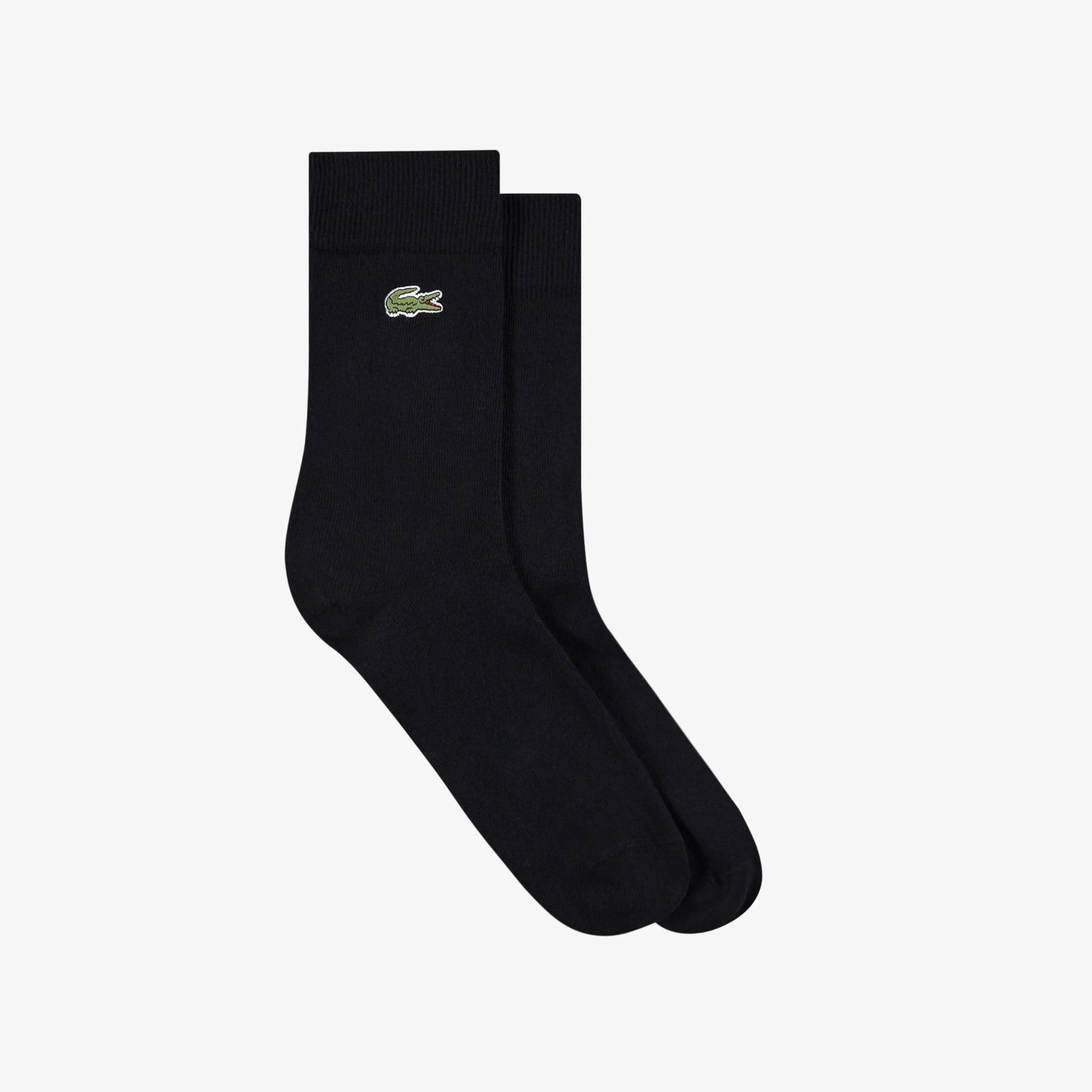 Unisex 3'lü Siyah Çorap