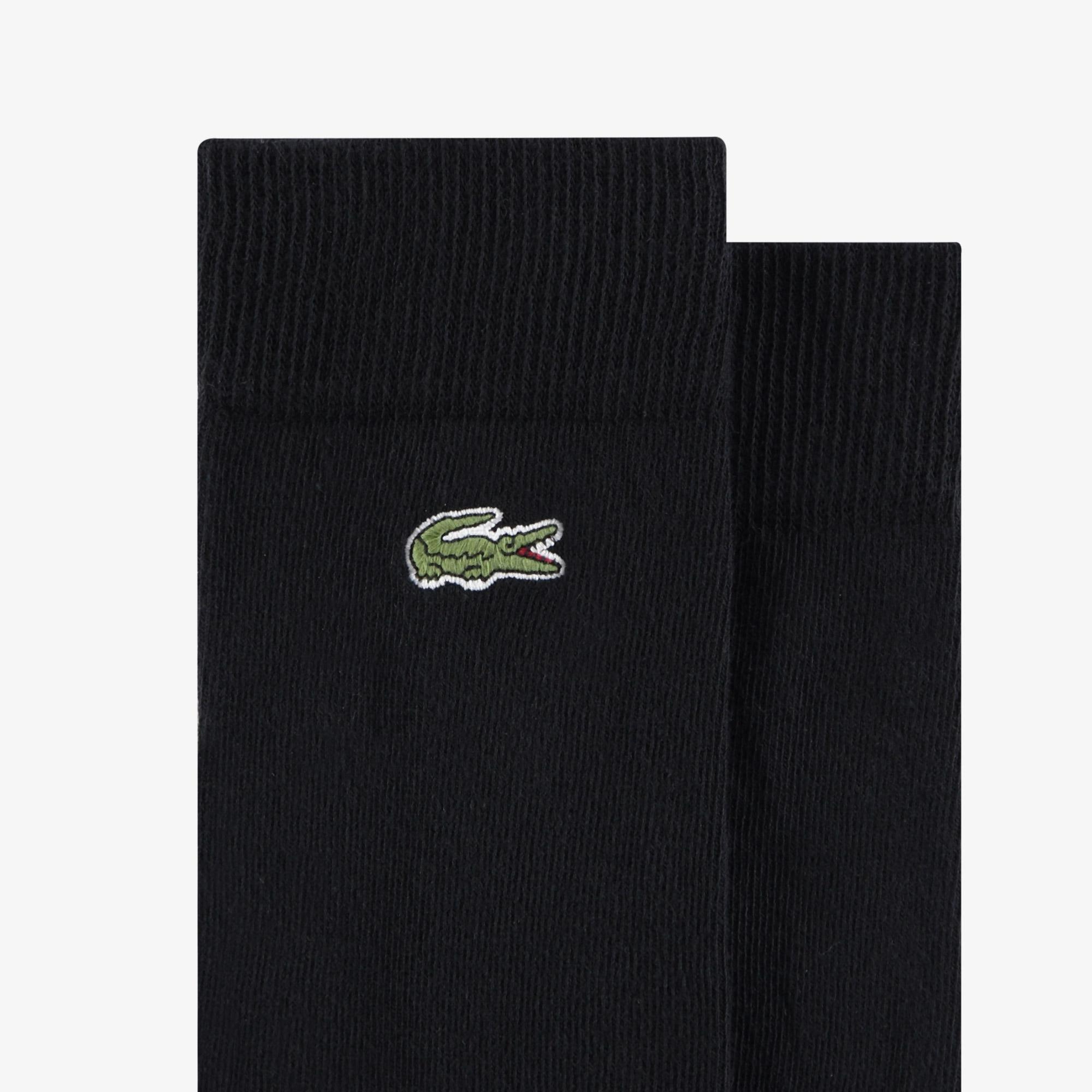 Unisex 3'lü Siyah Çorap