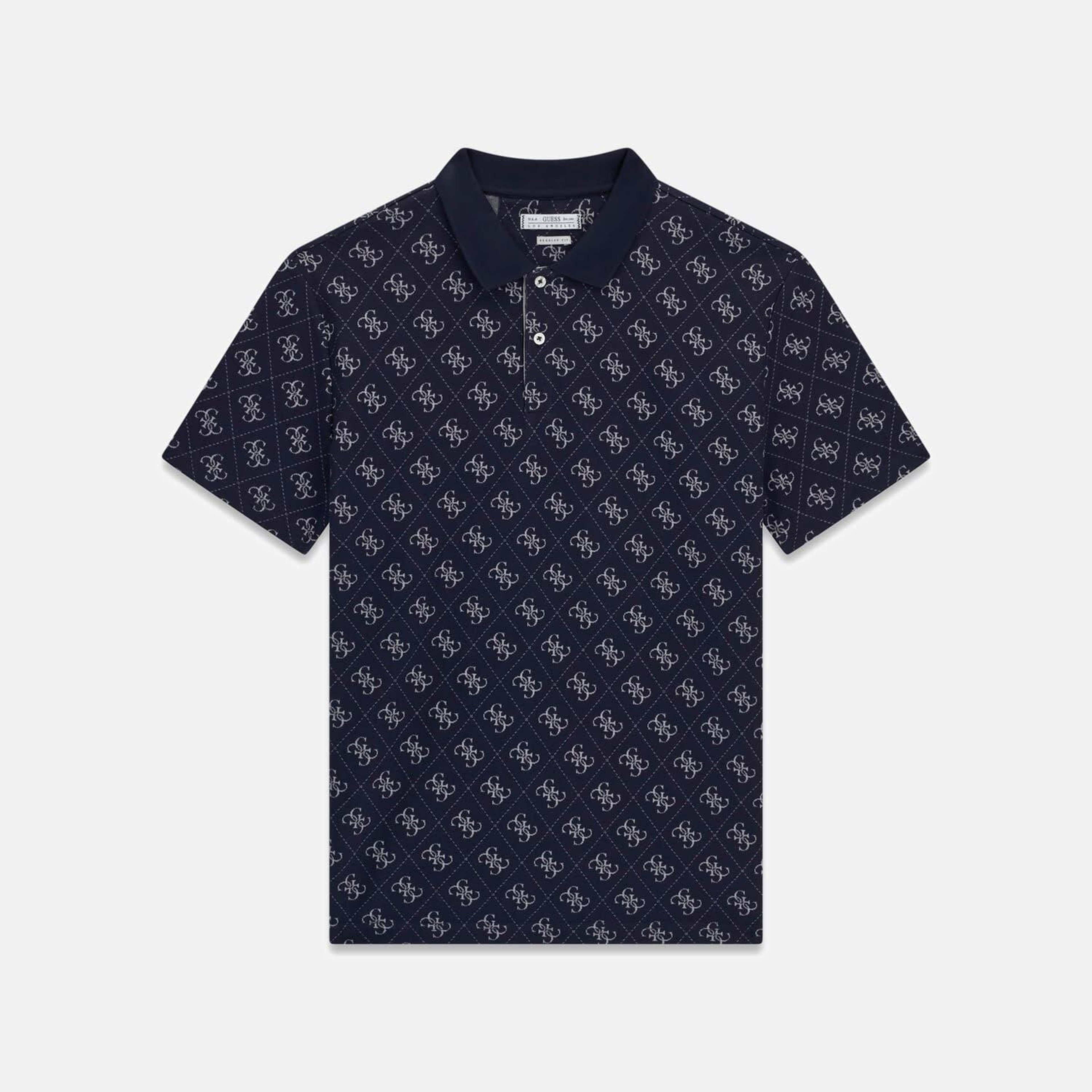 Jacquard Erkek Regular Fit Polo T-Shirt