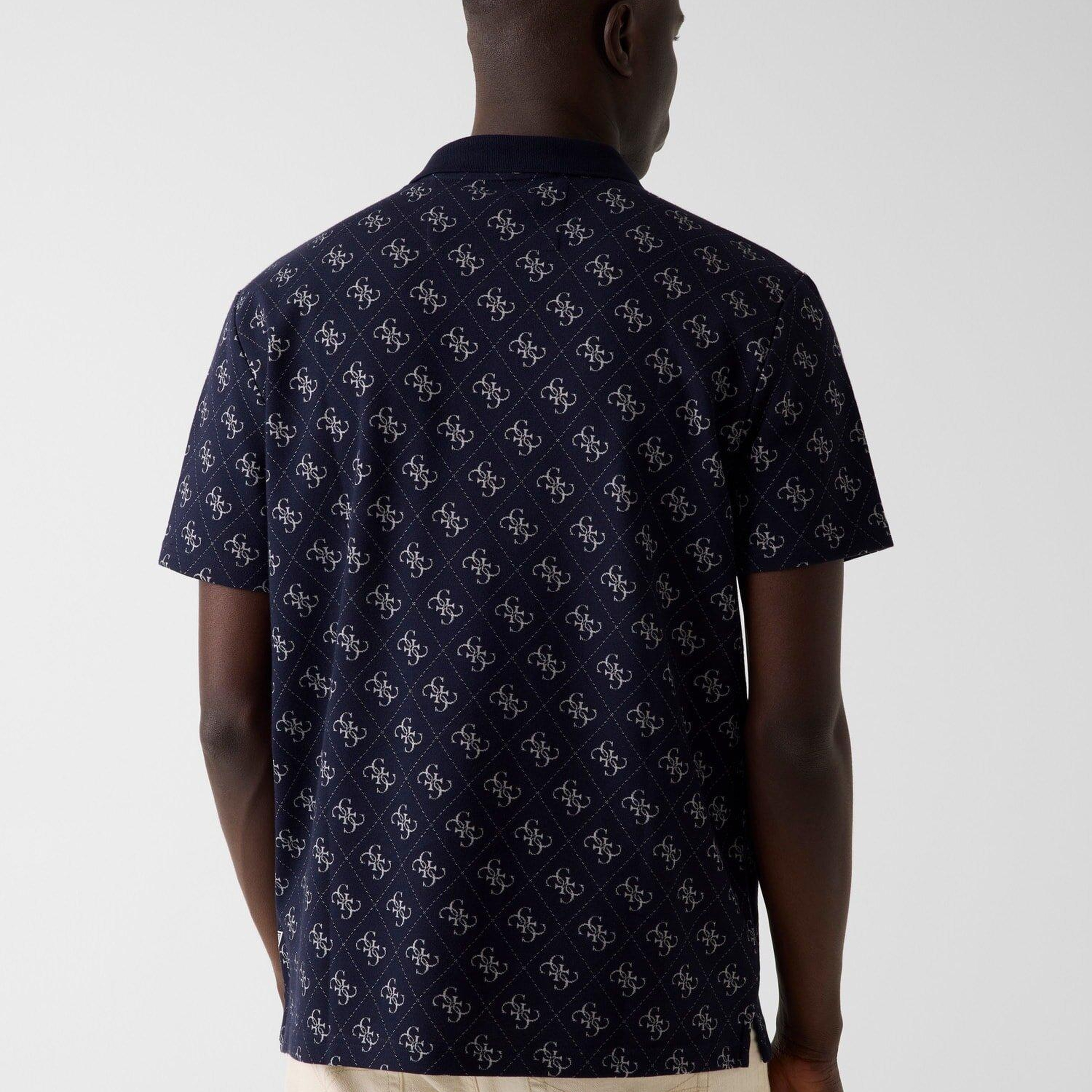 Jacquard Erkek Regular Fit Polo T-Shirt