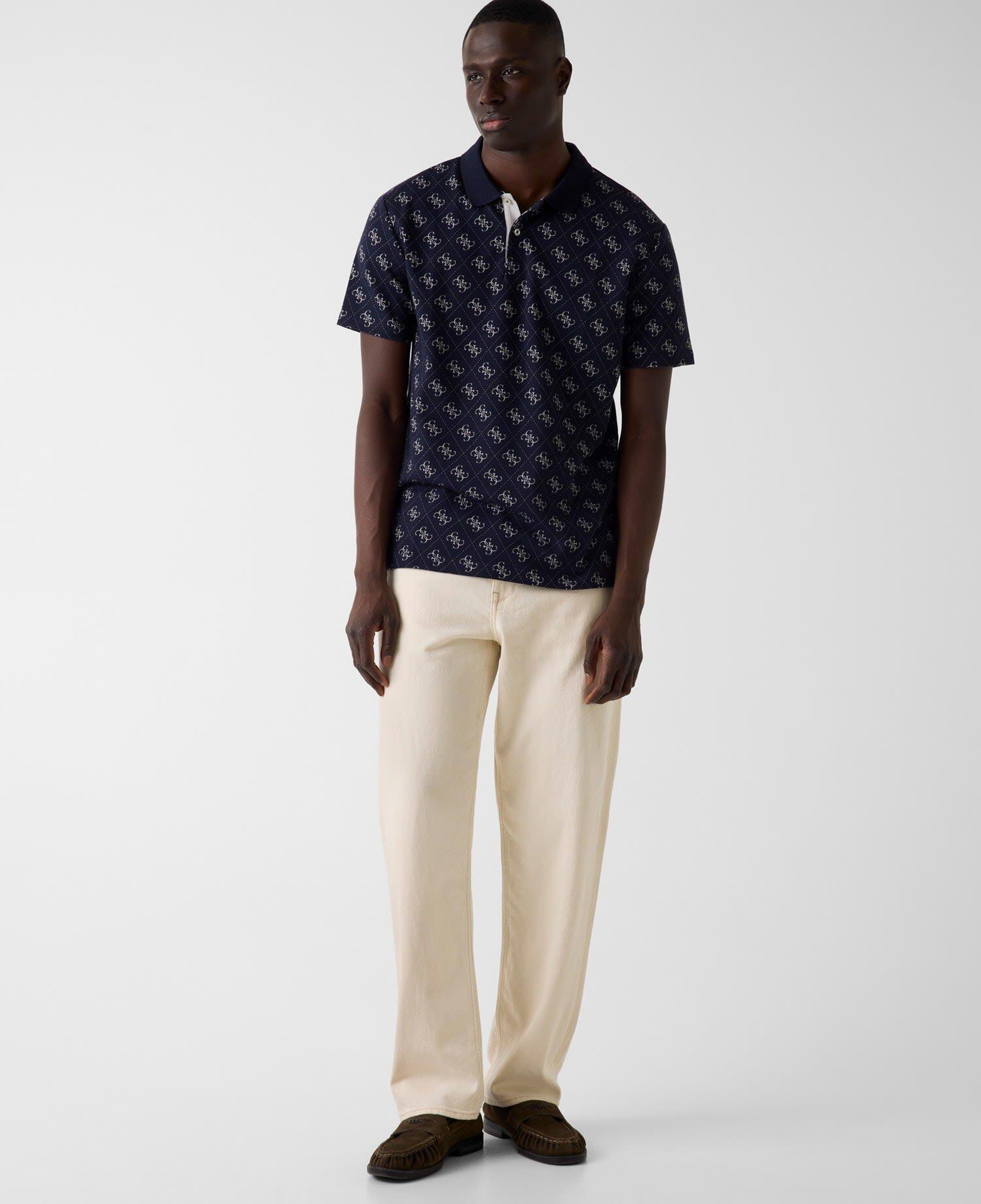 Jacquard Erkek Regular Fit Polo T-Shirt