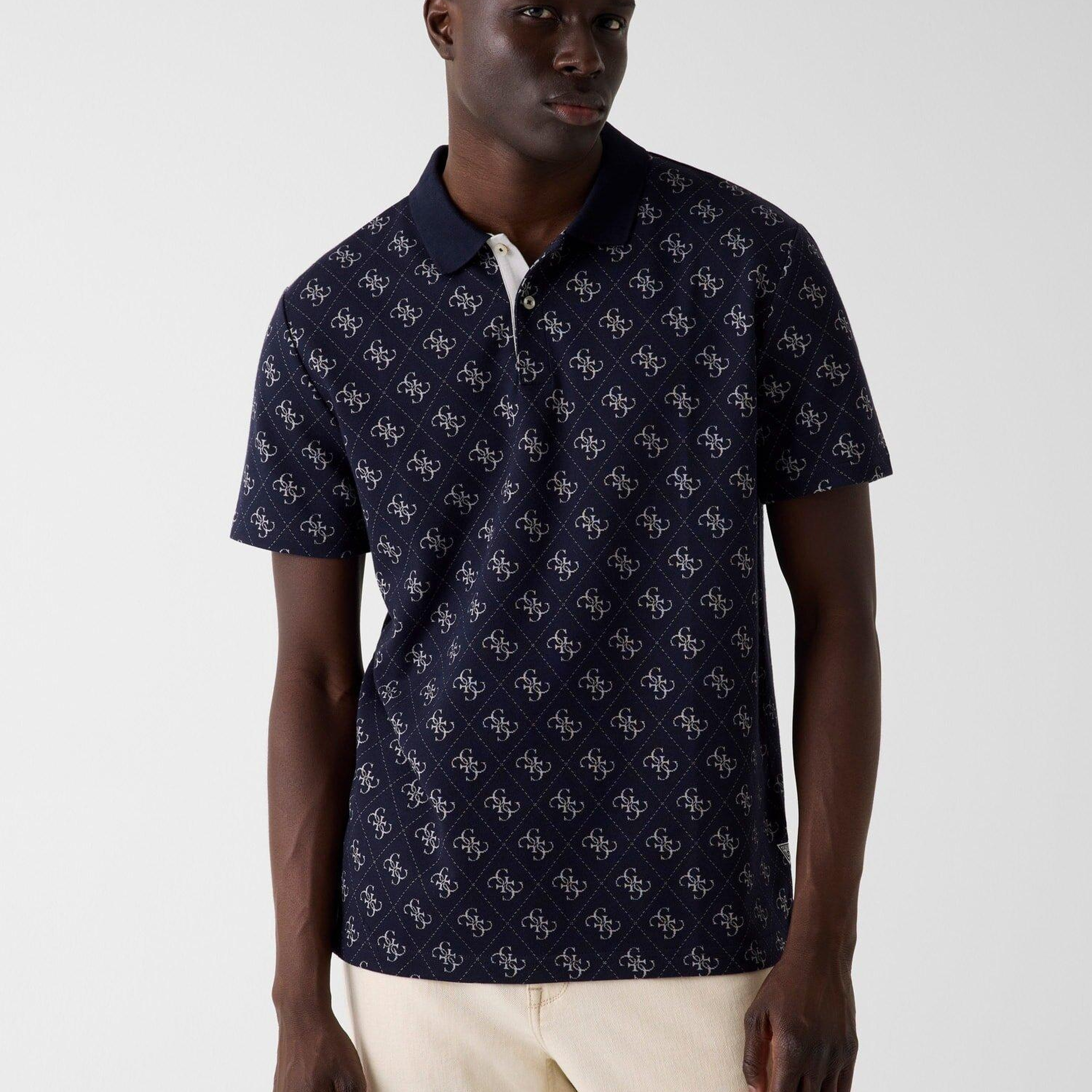 Jacquard Erkek Regular Fit Polo T-Shirt