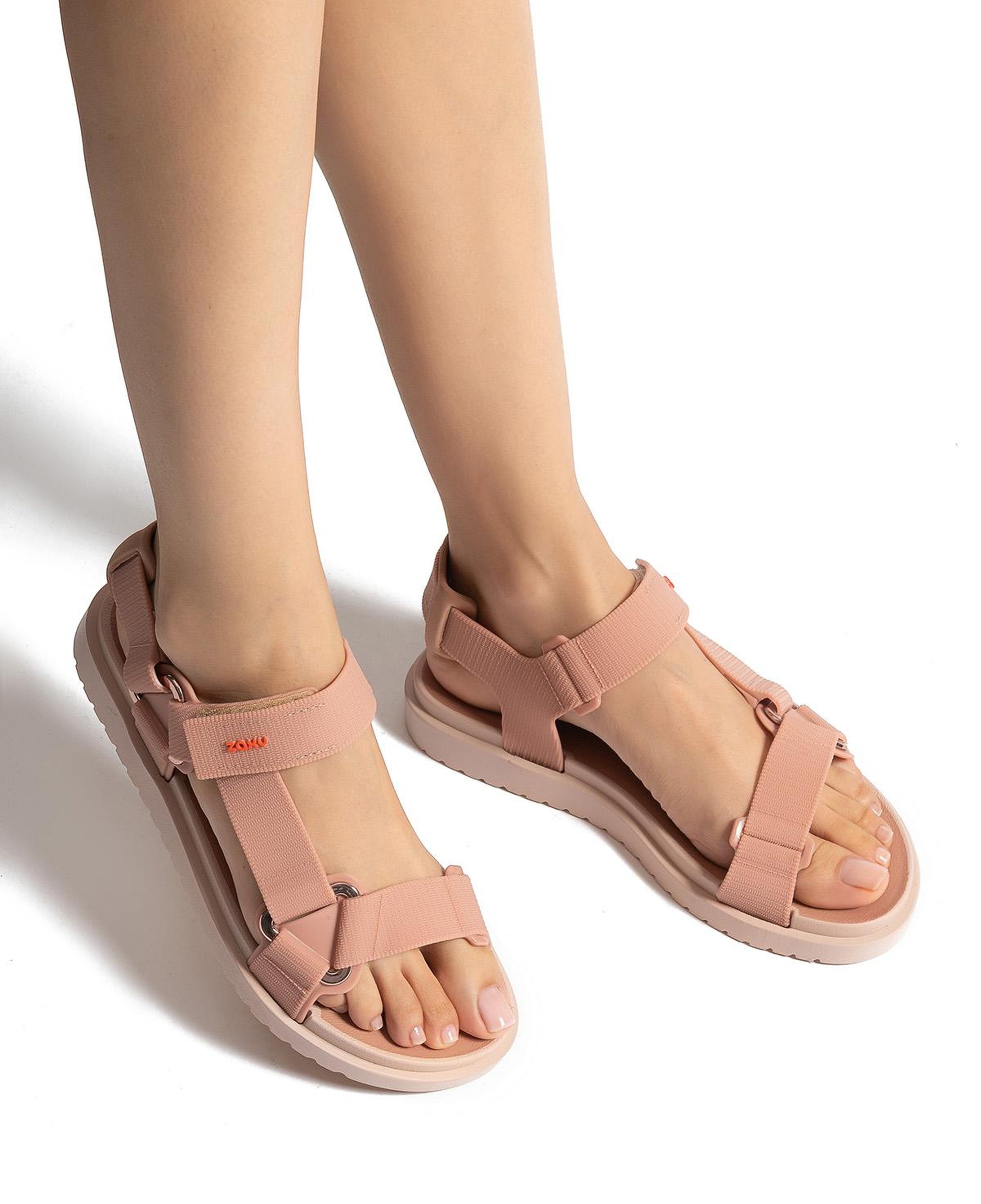 Go Papete Kadın Sandalet Pudra 35/42