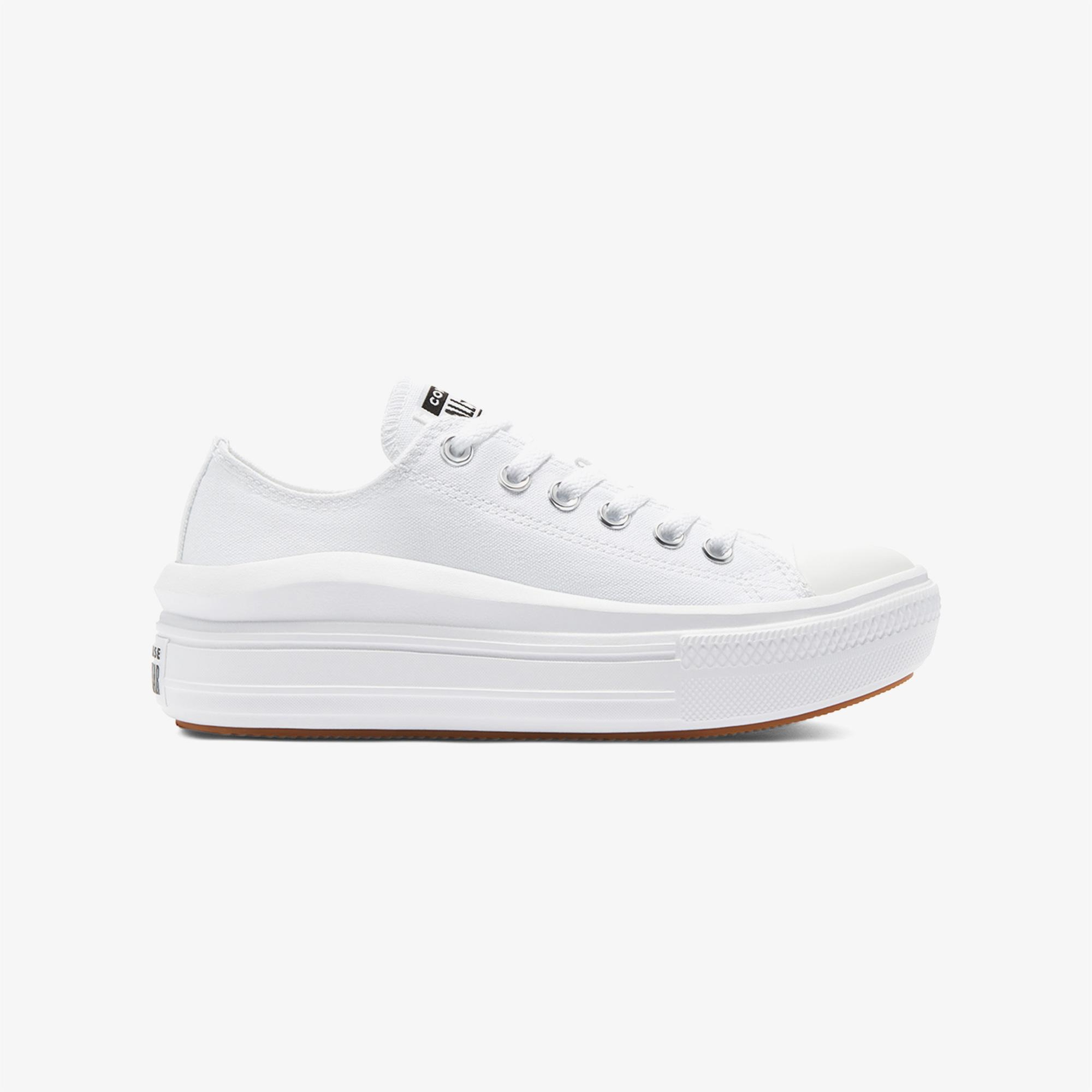 Converse Chuck Taylor All Star Move Low Platform Unisex Beyaz Sneaker