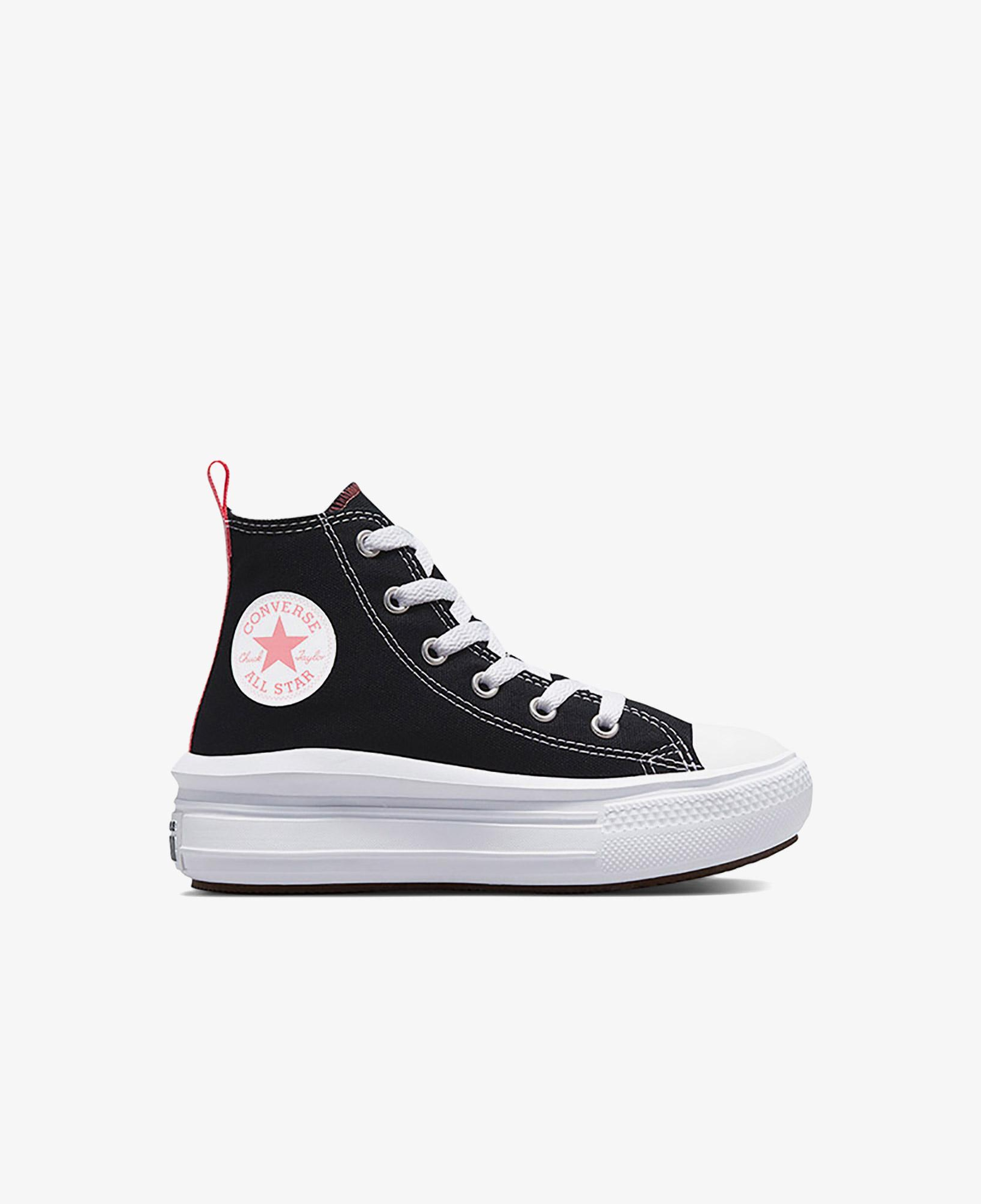 Converse Chuck Taylor All Star Move Çocuk Siyah Platform Sneaker