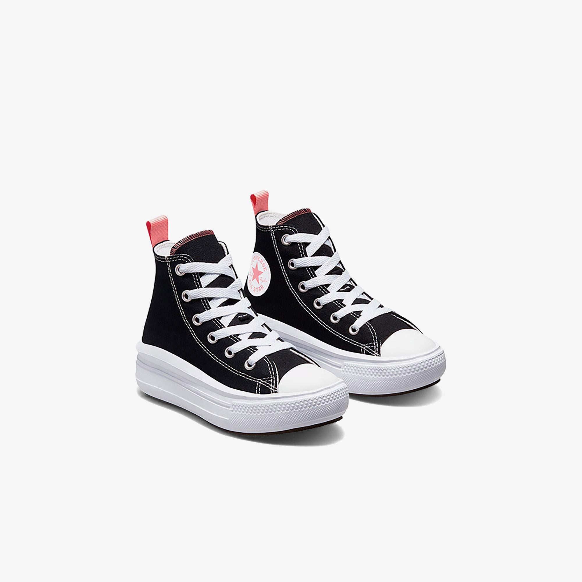 Converse Chuck Taylor All Star Move Çocuk Siyah Platform Sneaker