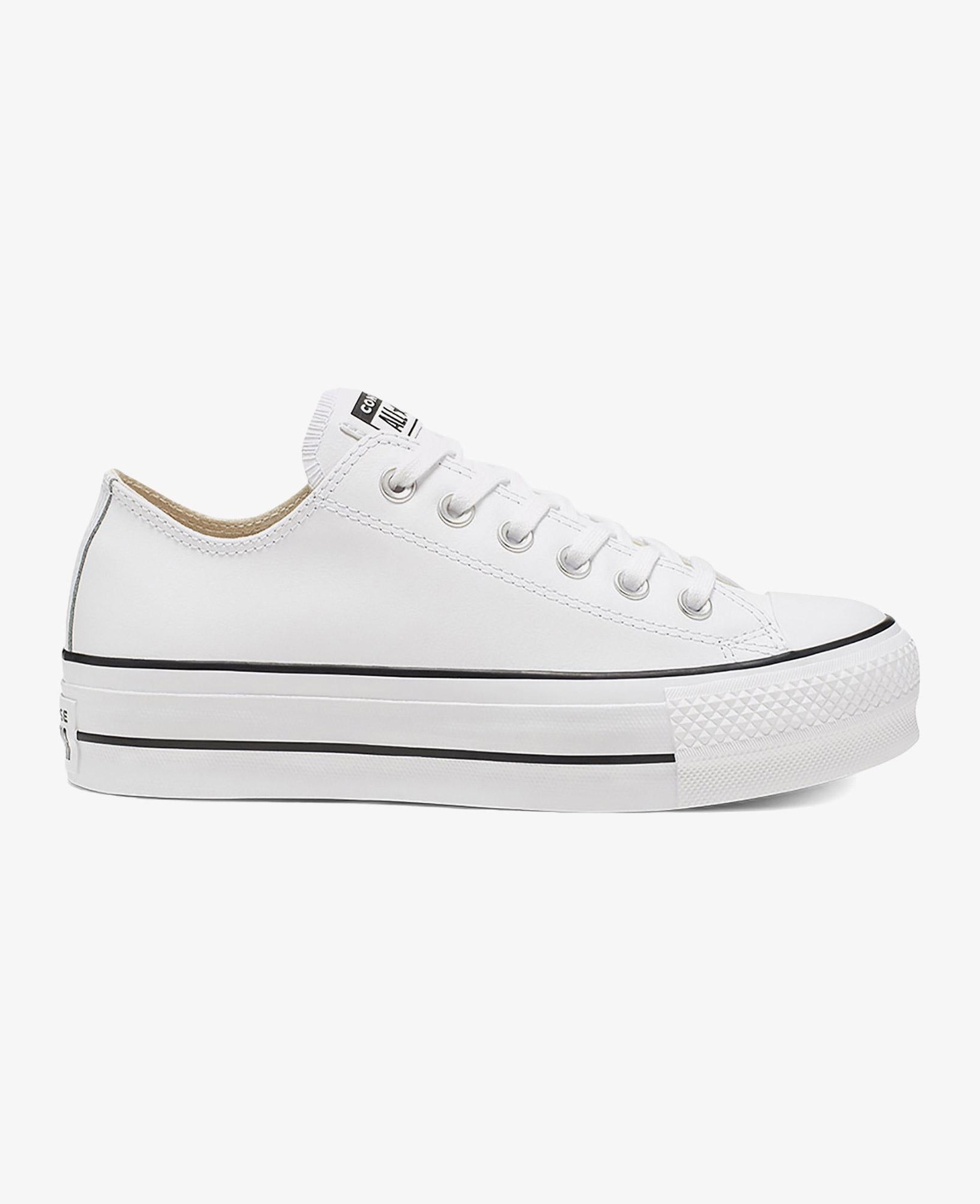 Converse Chuck Taylor All Star Lift Unisex Beyaz Deri Platform Sneaker