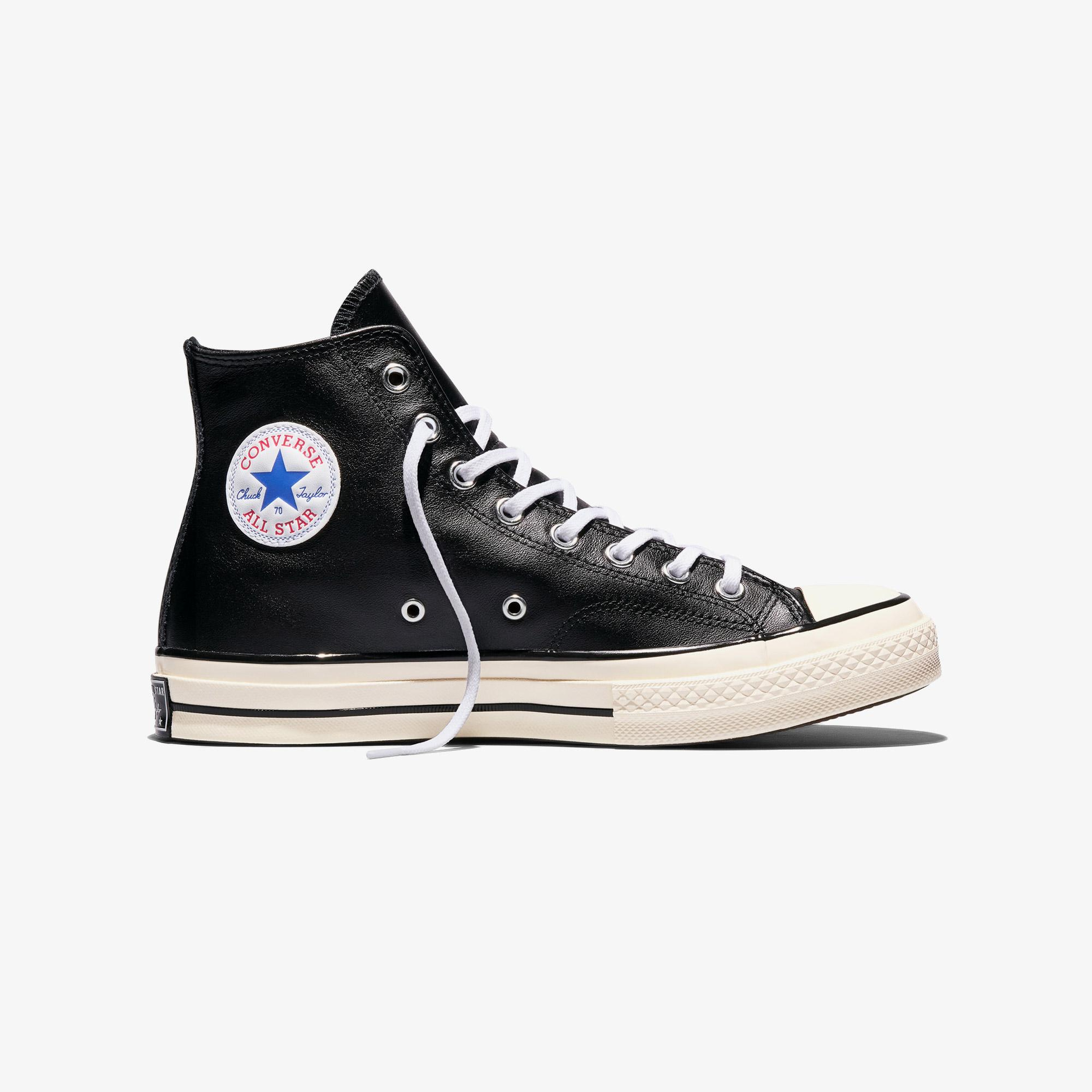 Converse Chuck 70 Unisex Siyah Deri Sneaker
